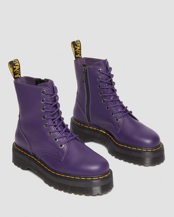 Jadon III Boot Pisa Leather Platforms in Rich Purple | Dr Jadon III Boot Pisa Leather Platforms in Rich Purple | Dr