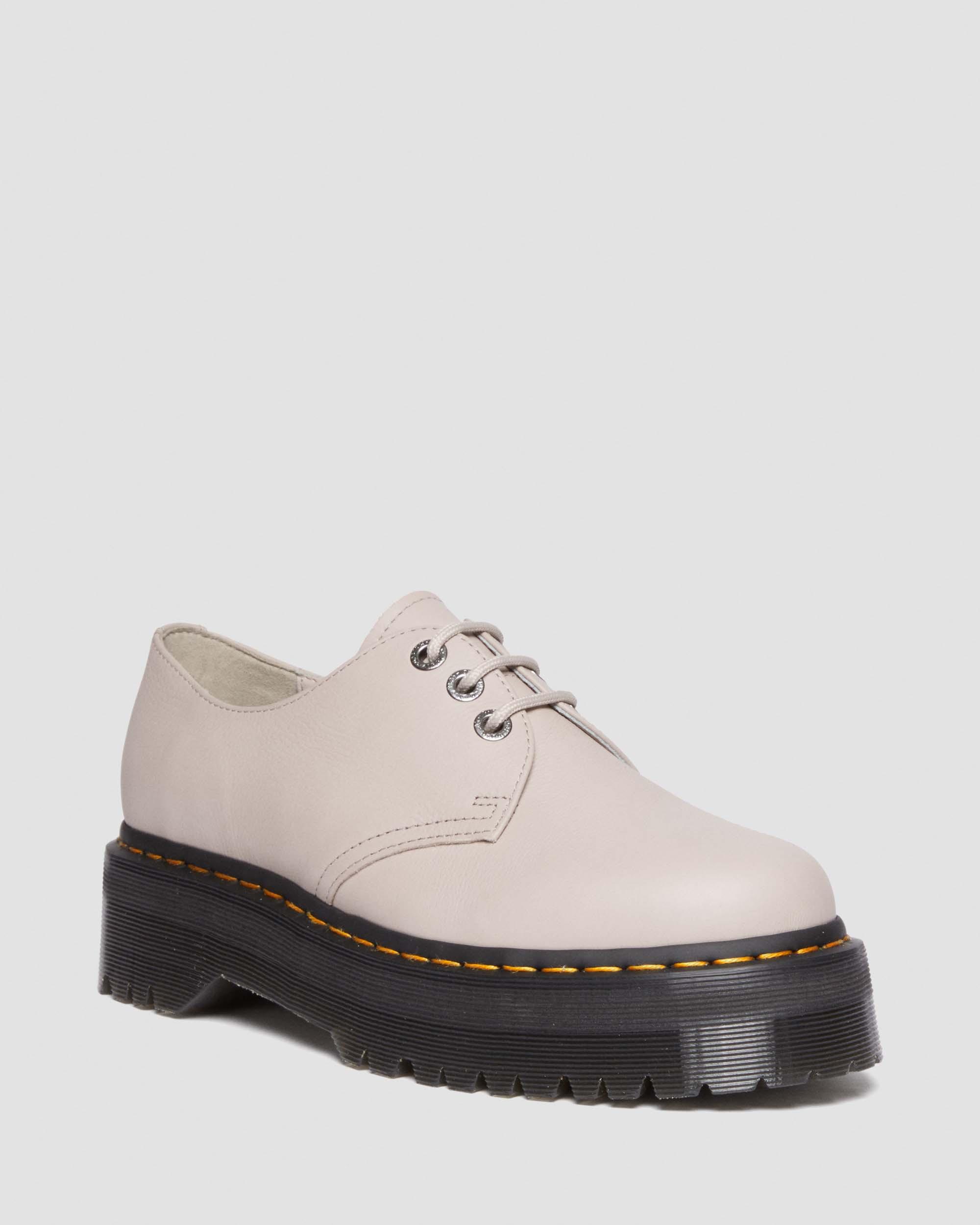 Pisa Dr. Platform | Taupe Leather Shoes 1461 Martens in Vintage II
