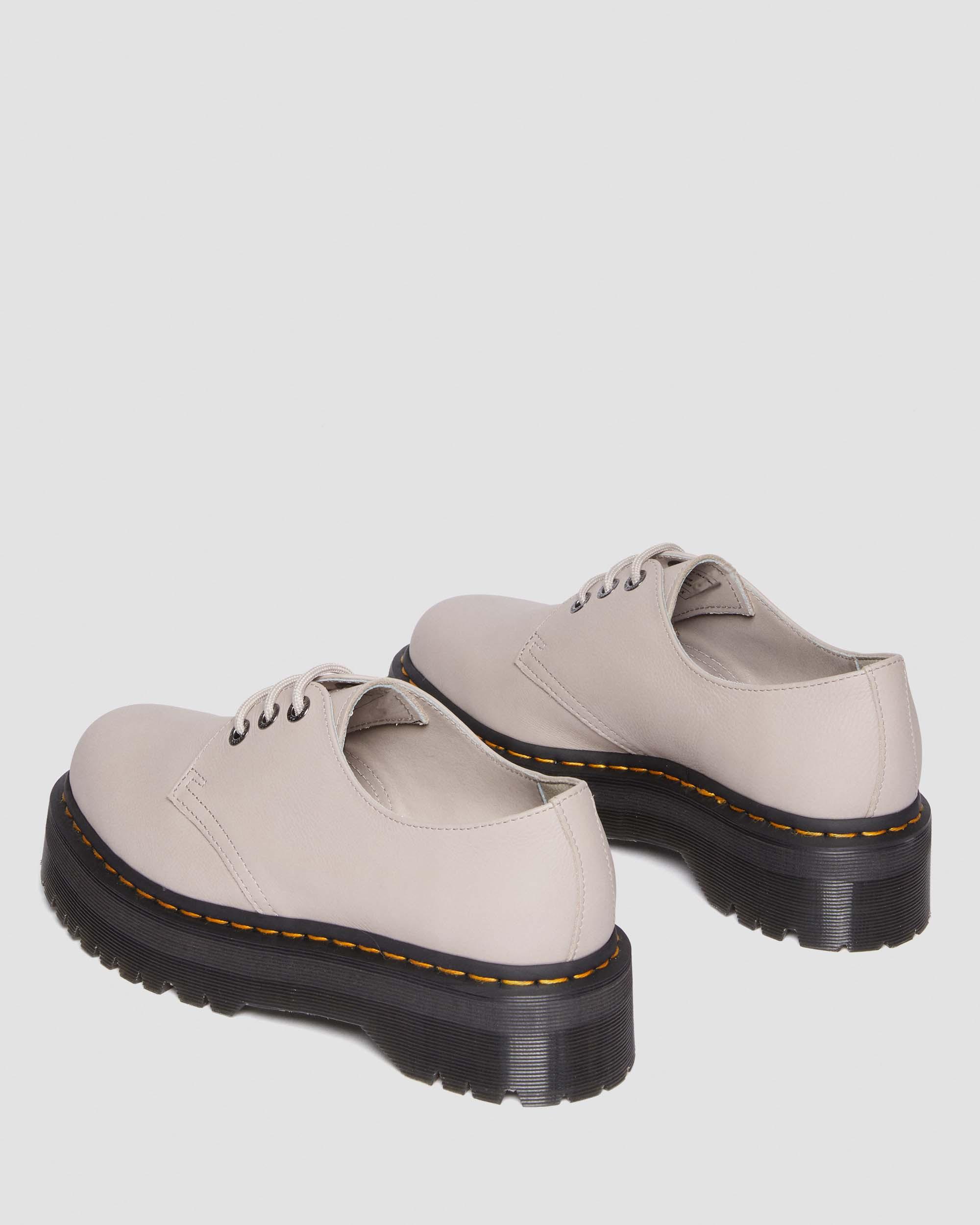 1461 II Pisa Leather Platform Shoes in Vintage Taupe | Dr. Martens