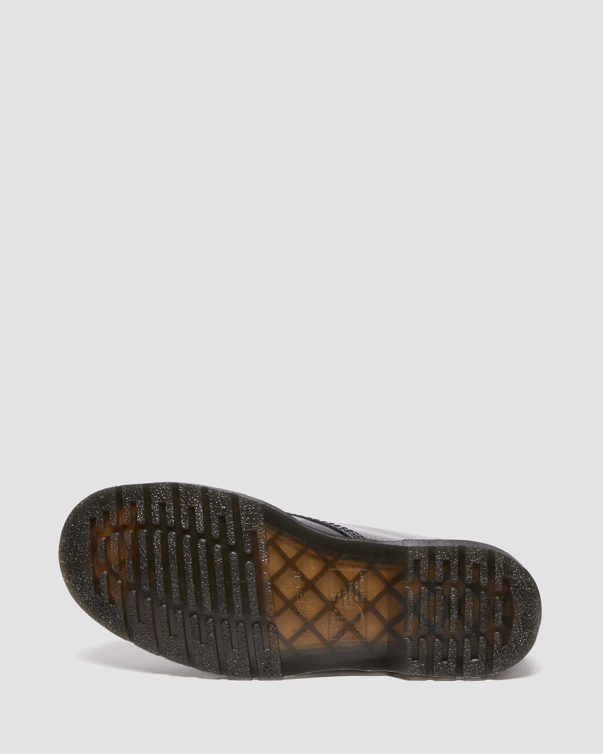1460 Serpent Print Leather Lace Up Boots in Black | Dr. Martens display picture 3