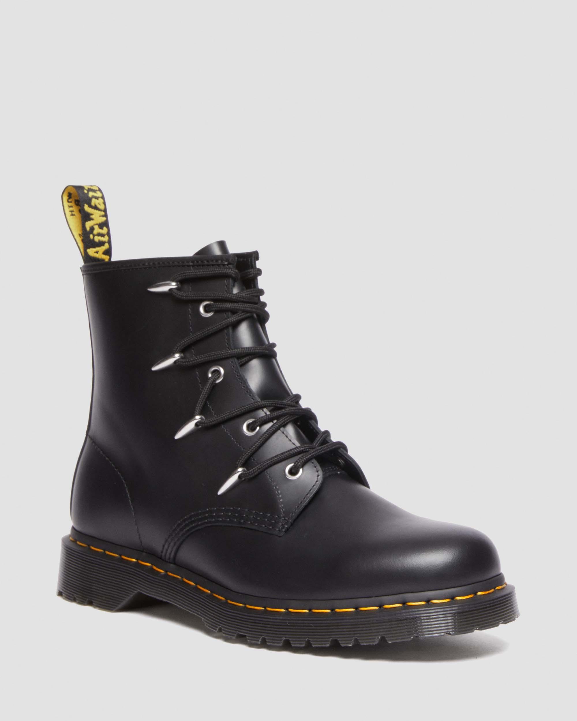 DR MARTENS 1460 Alien Hardware Leather Lace Up Boots