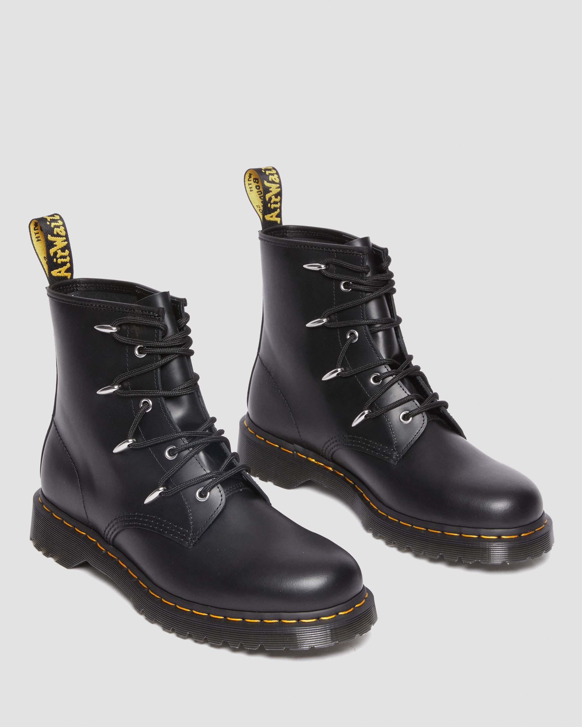 1460 Alien Hardware Leather Lace Up Boots | Dr. Martens