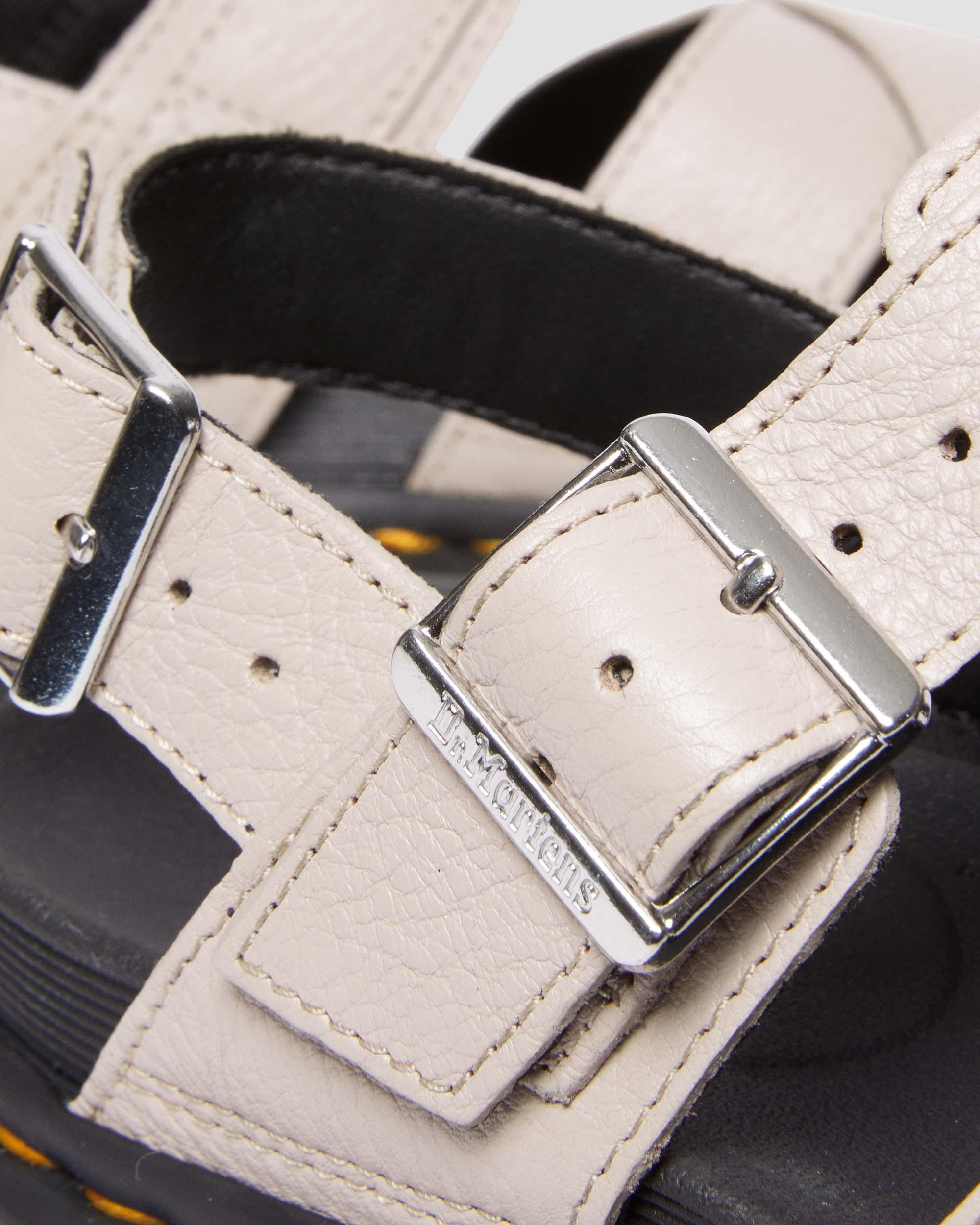 Voss II Pisa Leather Strap Sandals in Vintage Taupe | Dr. Martens