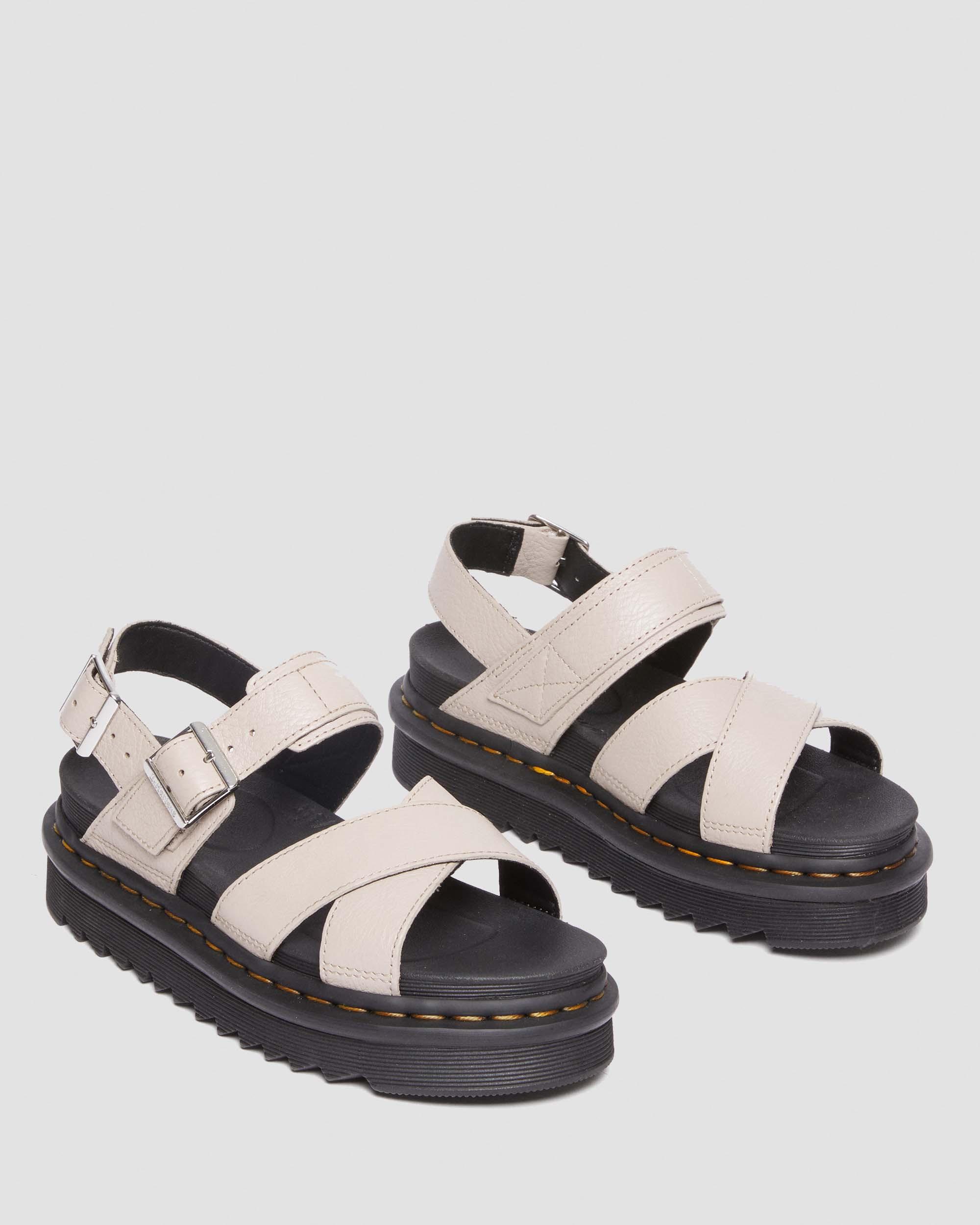 Voss II Pisa Leather Strap Sandals in VINTAGE TAUPE | Dr. Martens™