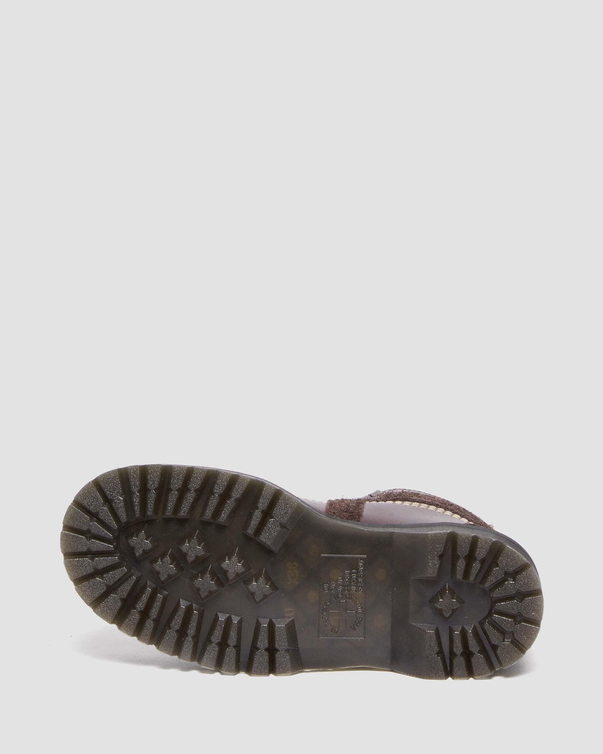 Zuma Leather & Suede Hiker Style Boots in DARK BROWN | Dr. Martens™