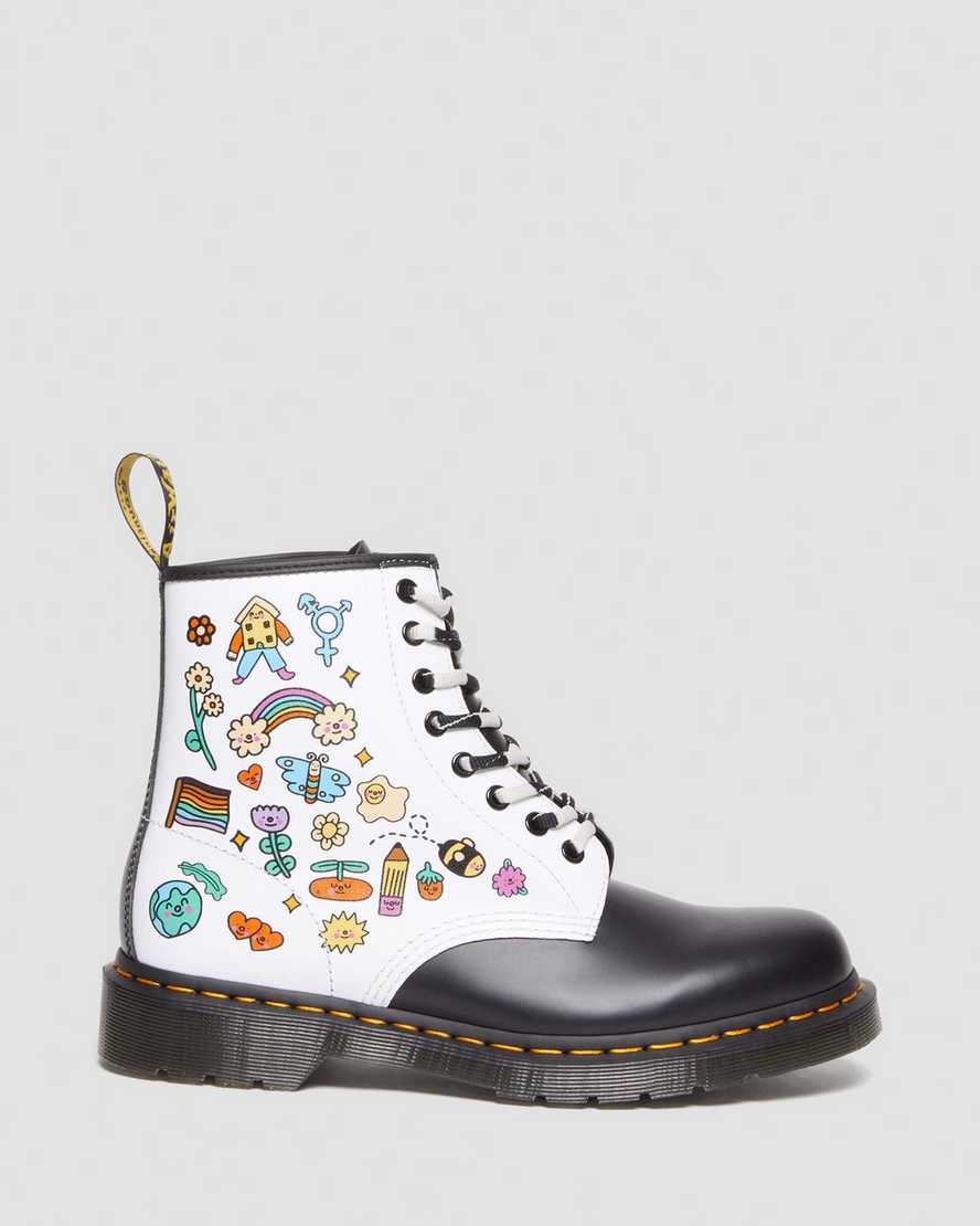 1460 Wednesday Holmes Pride Smooth Leather Boots1460 Wednesday Holmes For Pride Smooth Leather Boots Dr. Martens