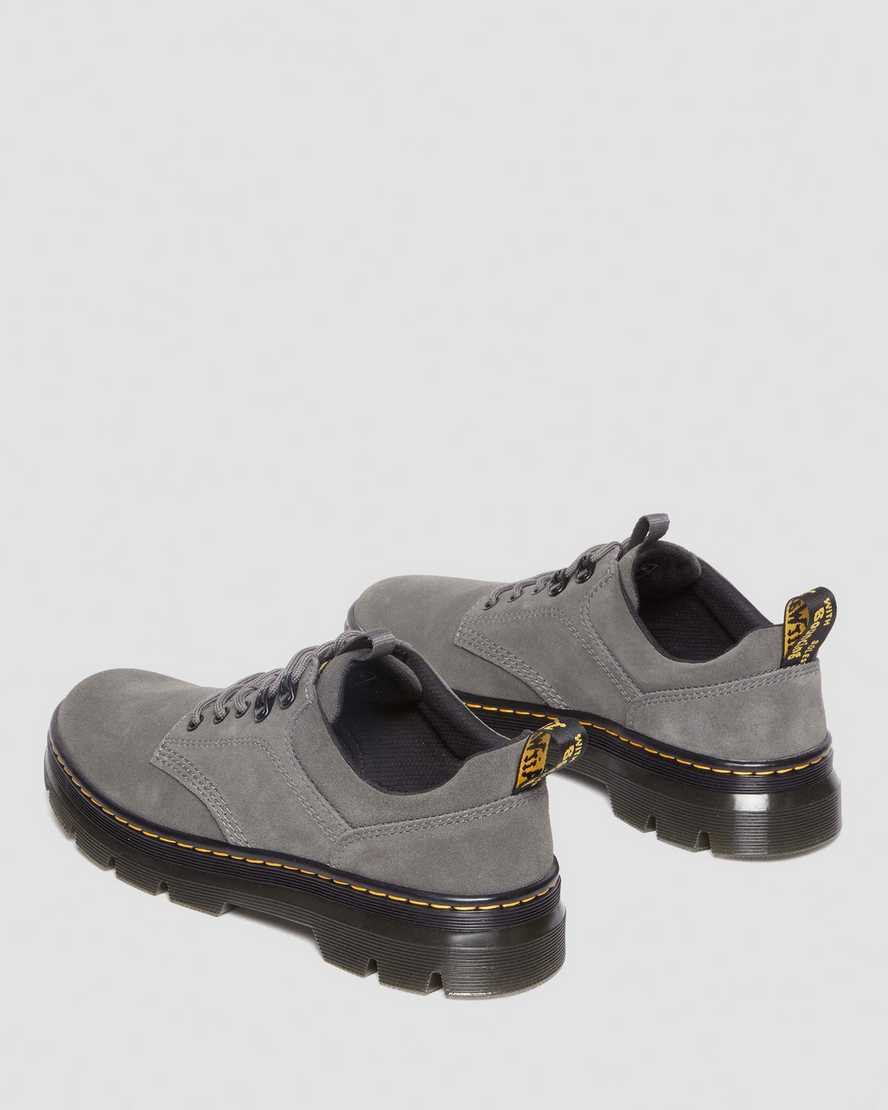 Reeder Suede Utility Shoes GunmetalReeder Suede Utility Shoes Dr. Martens