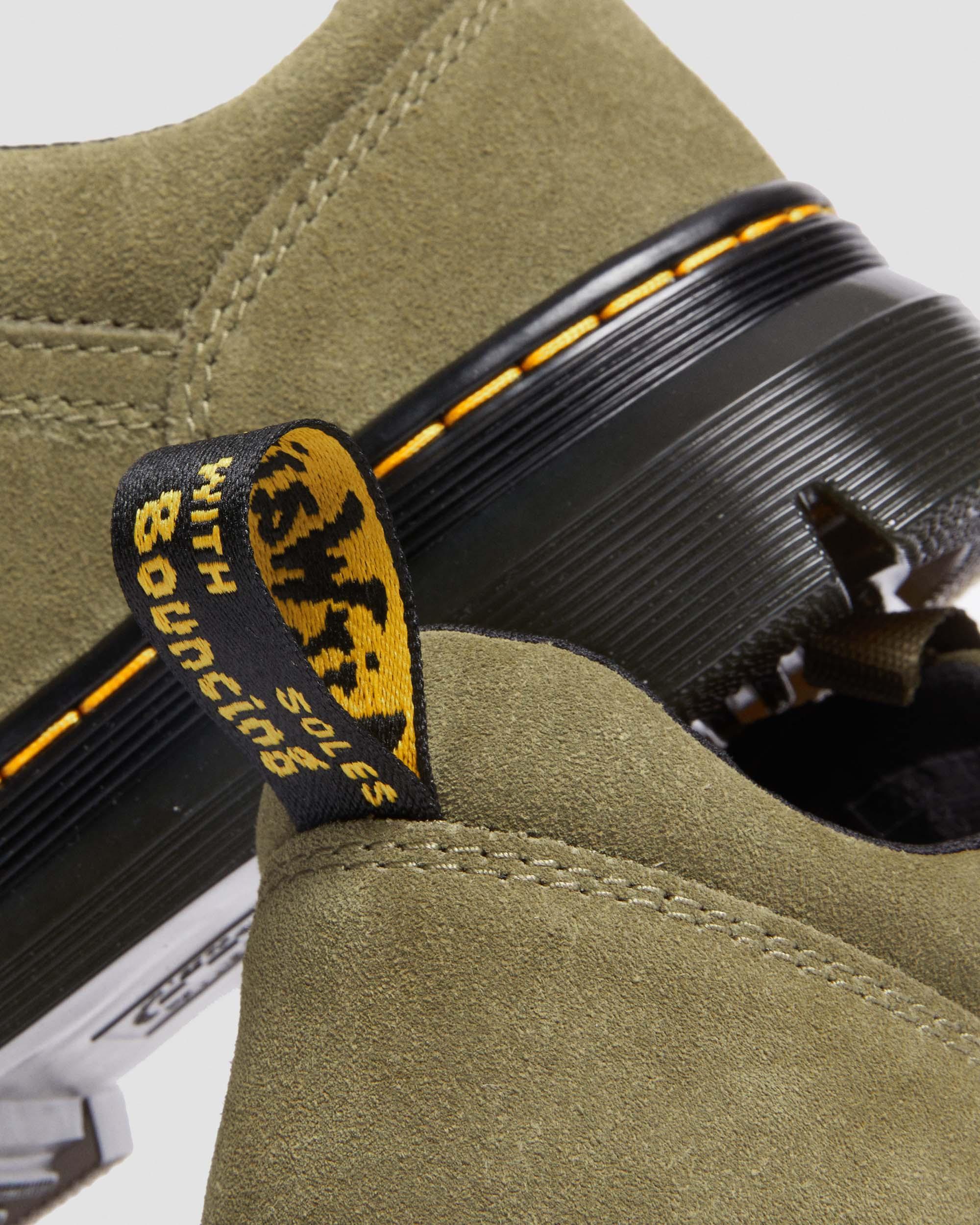 Reeder Suede Utility Shoes in DMS OLIVE | Dr. Martens™