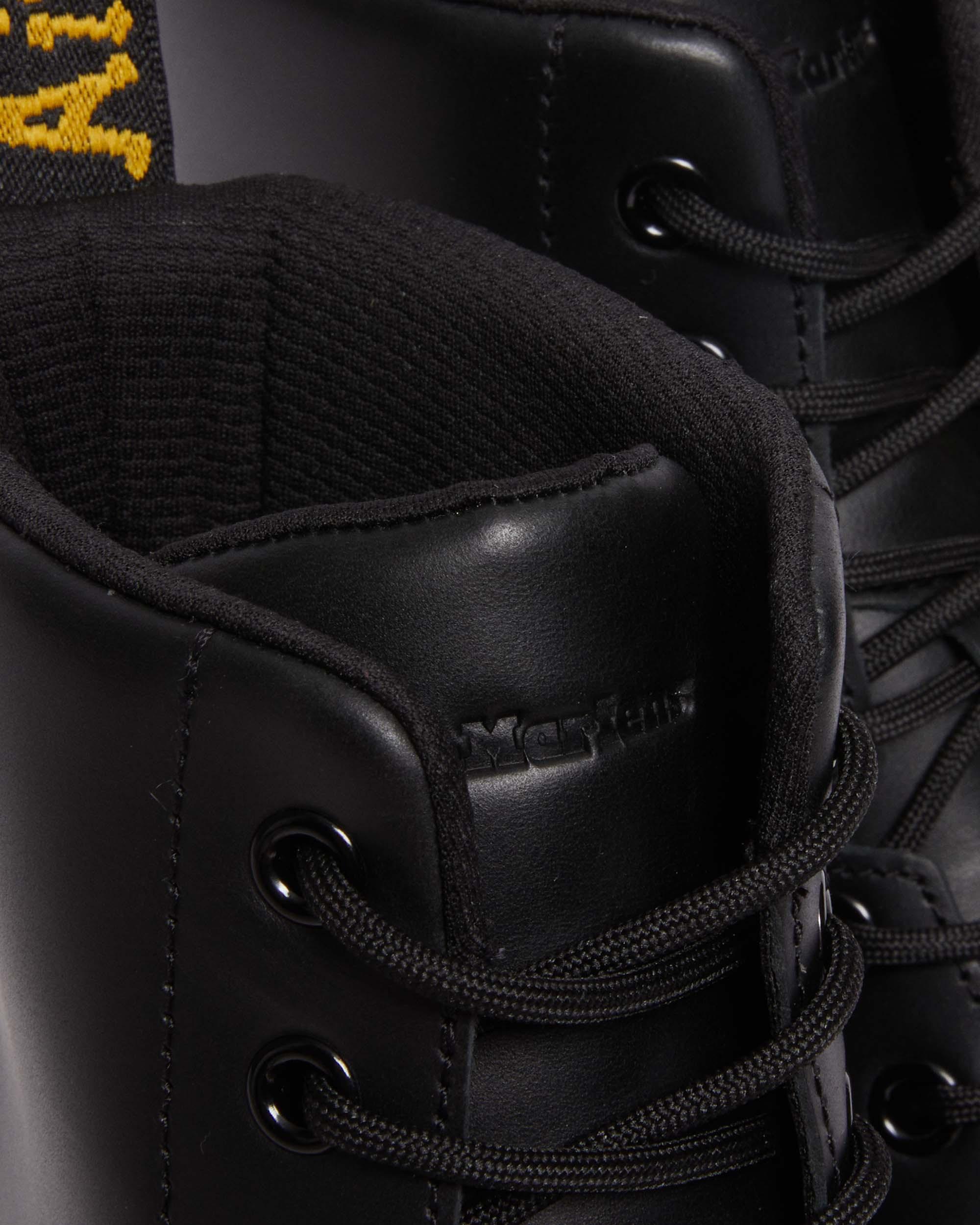 Crewson Leather Lace Up Boots in Black | Dr. Martens