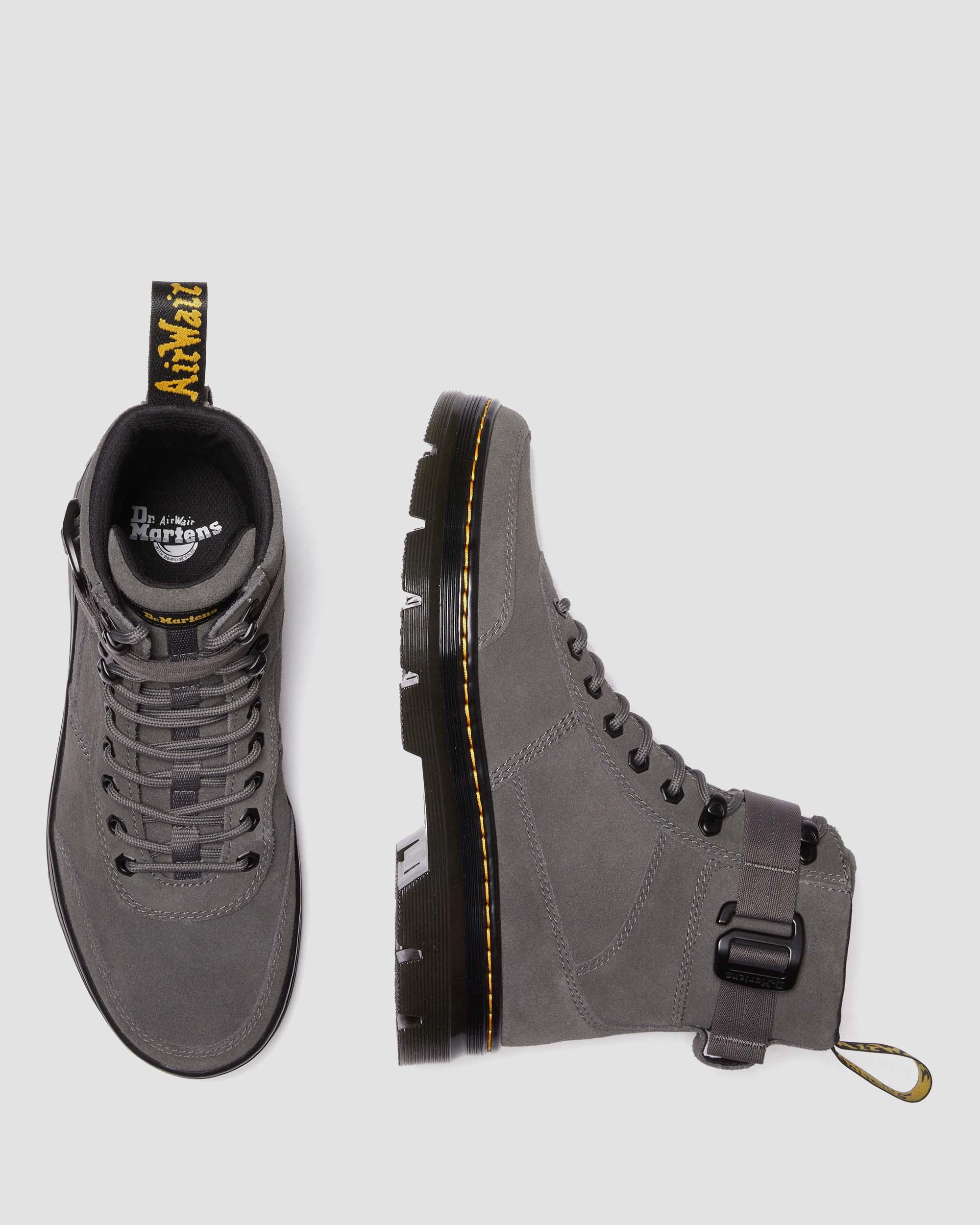 Combs Tech Suede Casual Boots in GUNMETAL | Dr. Martens™