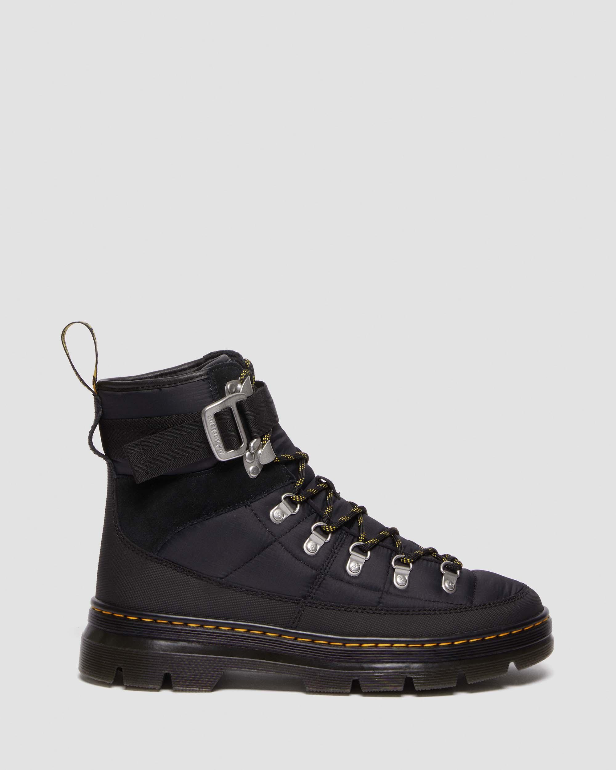 Dr. Martens ブラックブーツ 7 US Combs Tech Quilted Casual Boots in BLACK | Dr. Martens™