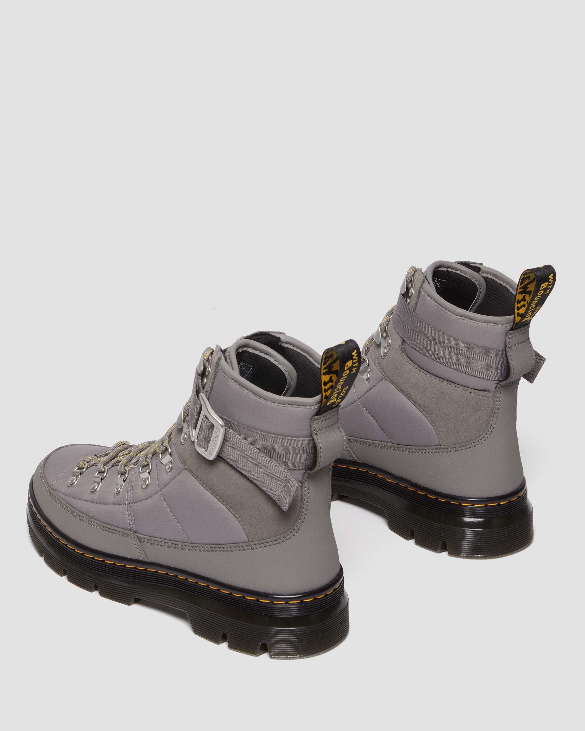 Combs Tech Quilted Casual Boots in Nickel Grey | Dr. Martens