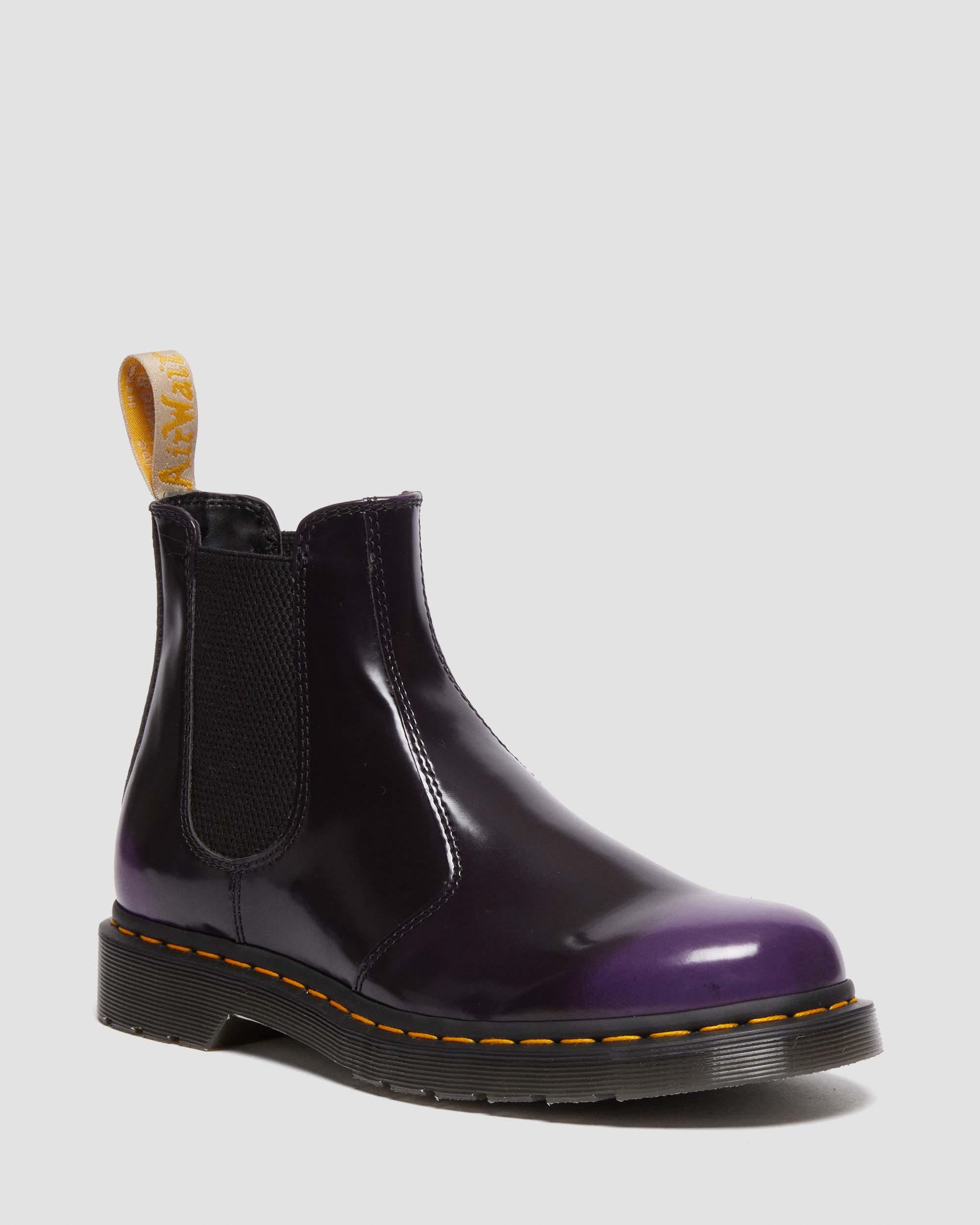 Vegan 2976 Chelsea Boots in Black/rich Purple | Dr. Martens