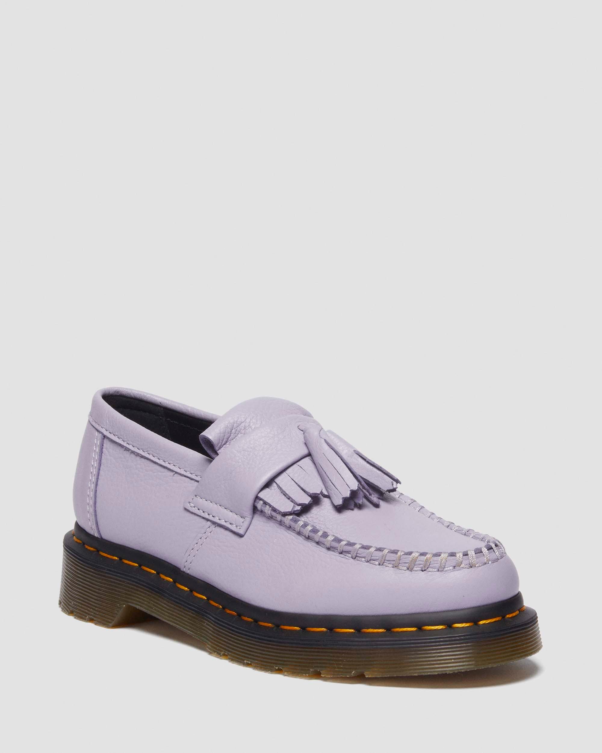 Adrian Women's Virginia Leather Tassel Loafers in Lavender