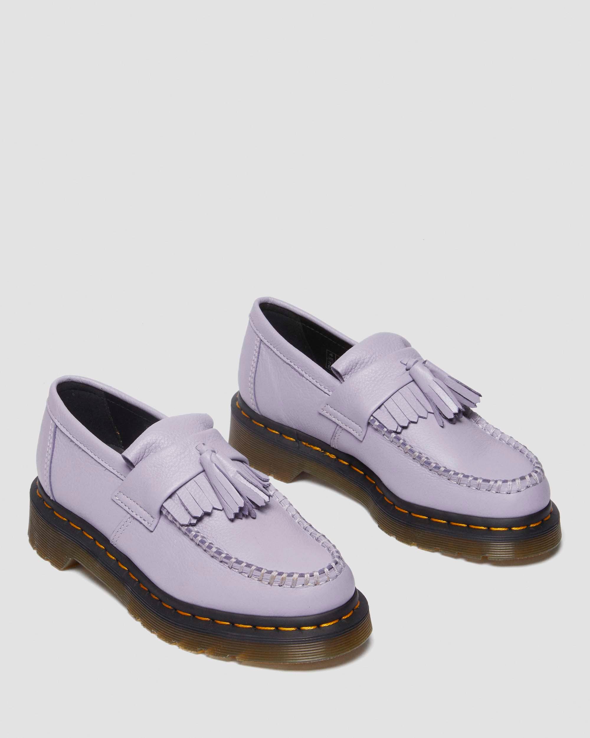 Adrian Women's Virginia Leather Tassel Loafers in Lavender