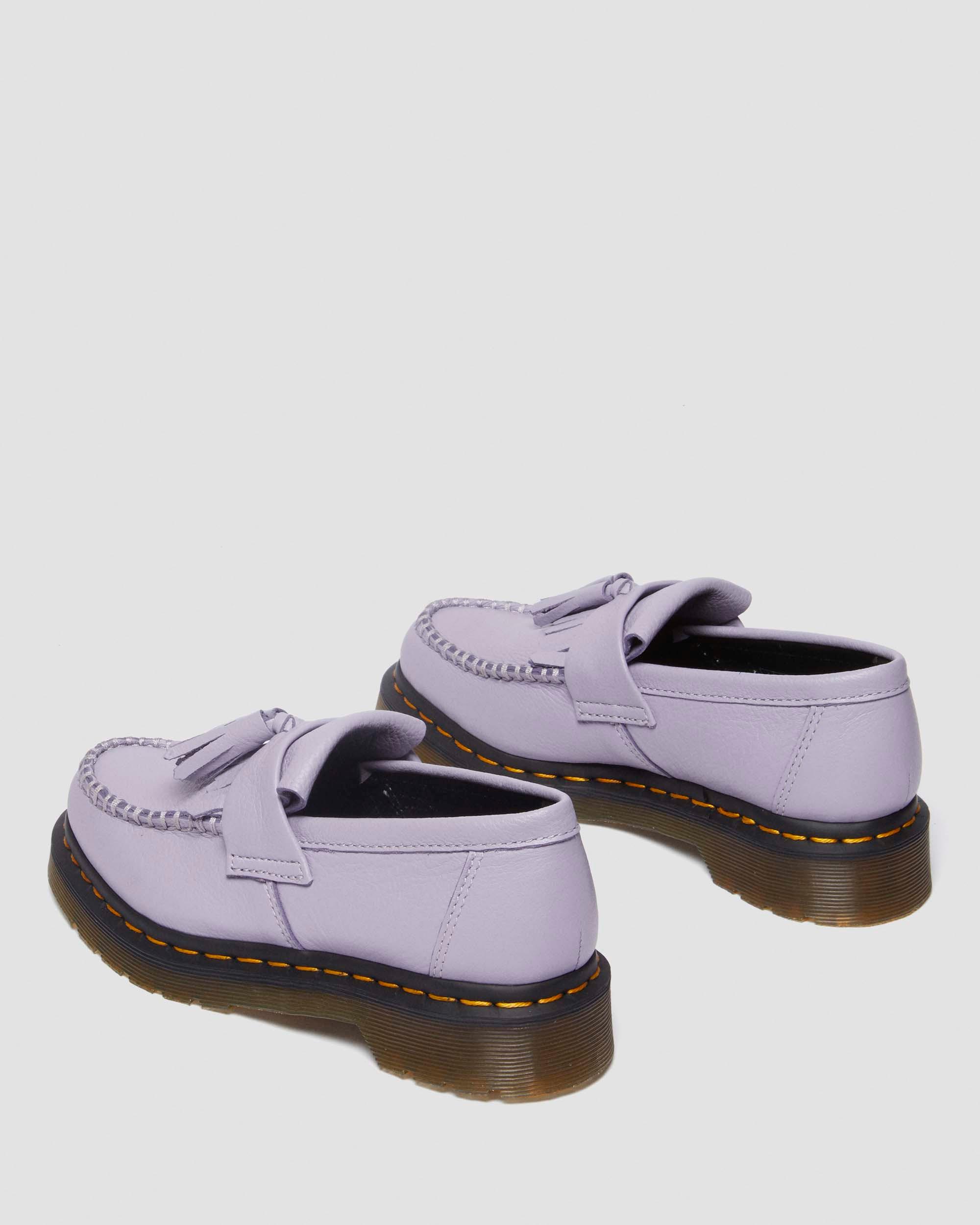 Adrian Women's Virginia Leather Tassel Loafers in Lavender