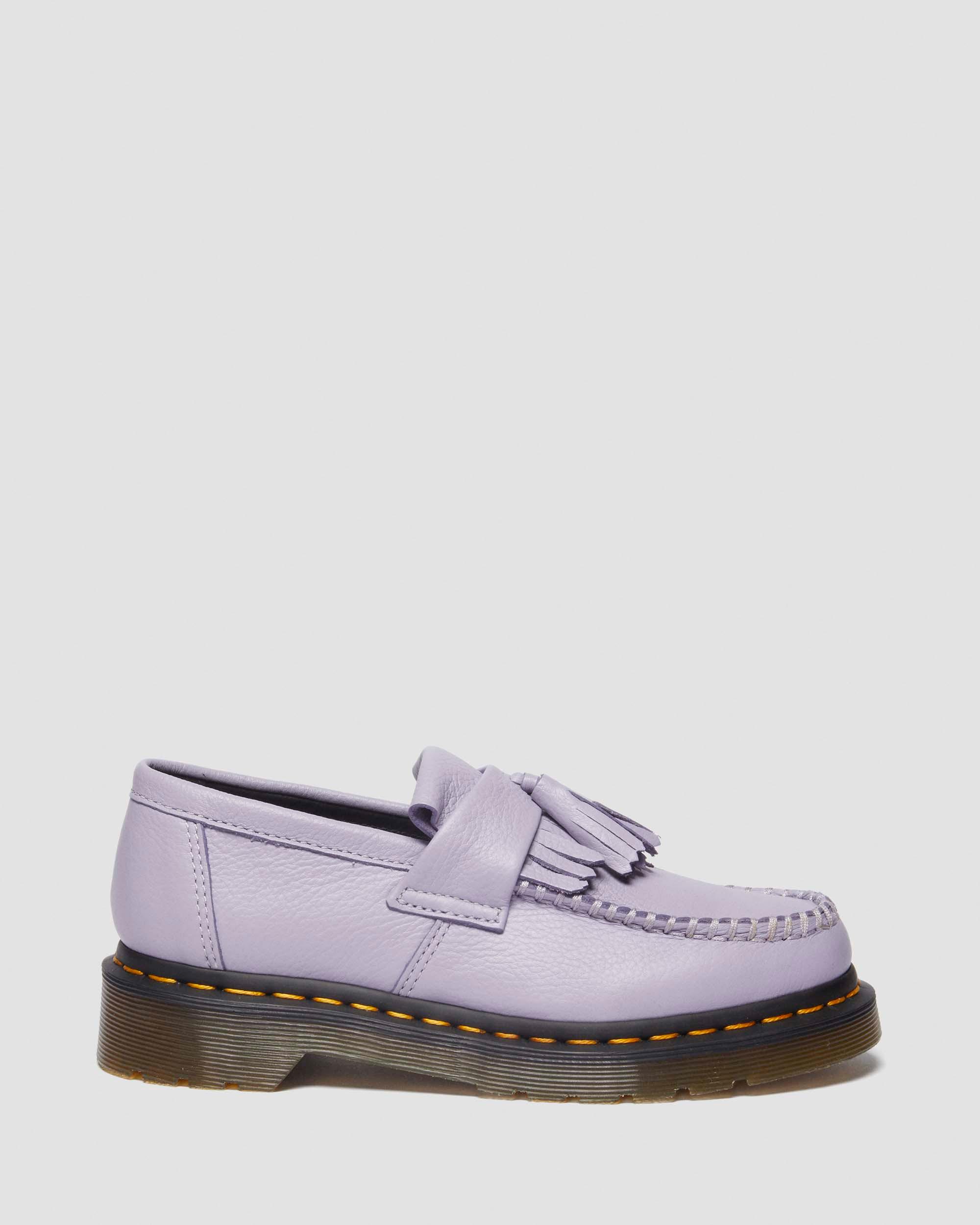 Adrian Women's Virginia Leather Tassel Loafers in FROSTED LAVENDER