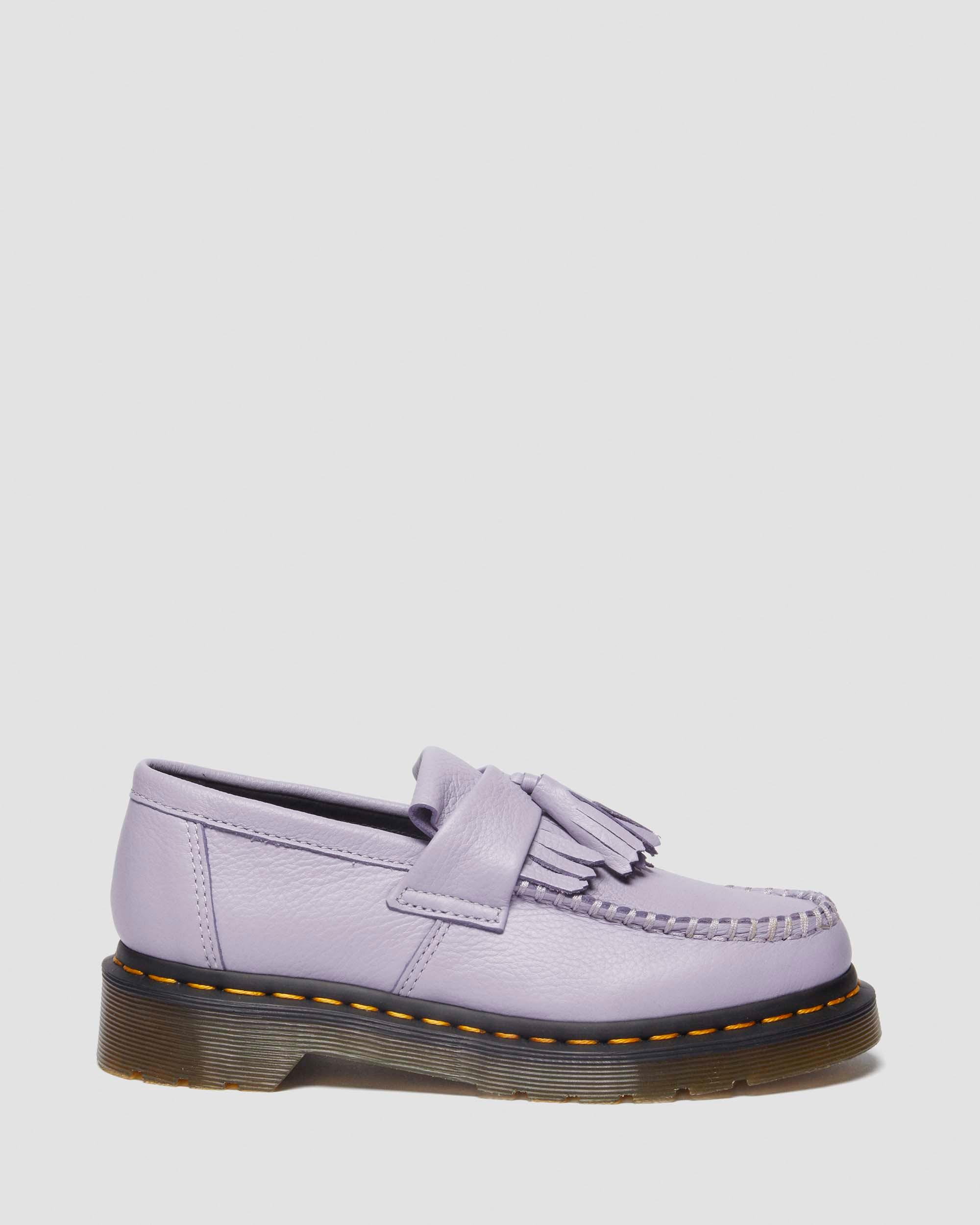 Adrian Women's Virginia Leather Tassel Loafers in Lavender