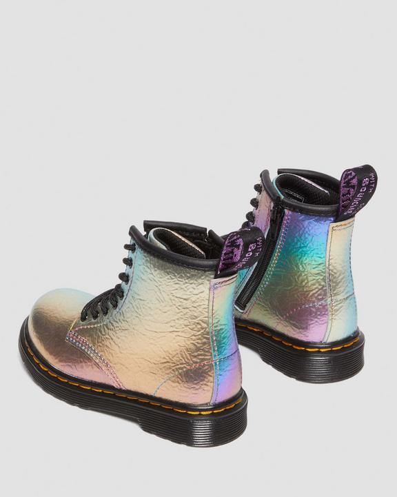 Toddler 1460 Rainbow Crinkle Leather Lace Up BootsToddler 1460 Rainbow Crinkle Leather Lace Up Boots Dr. Martens