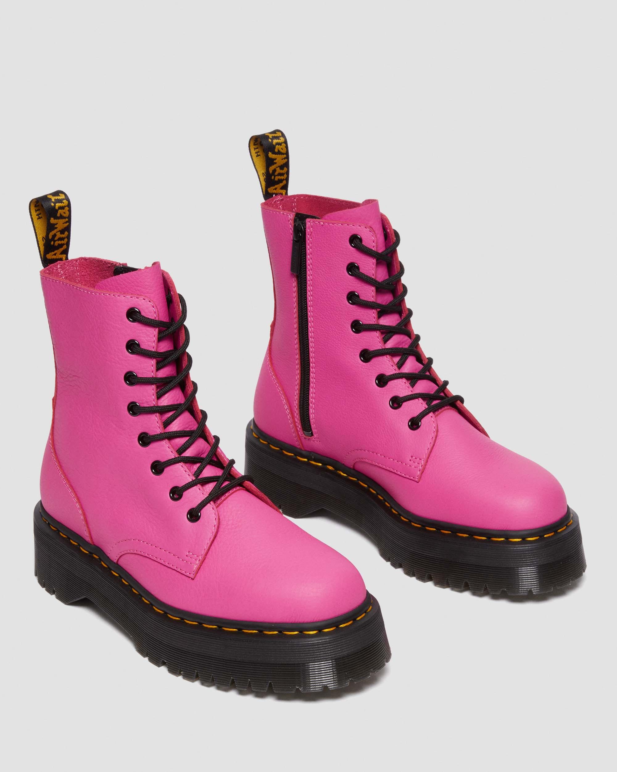 Jadon III Boot Pisa Leather Platforms in THRIFT PINK | Dr. Martens™