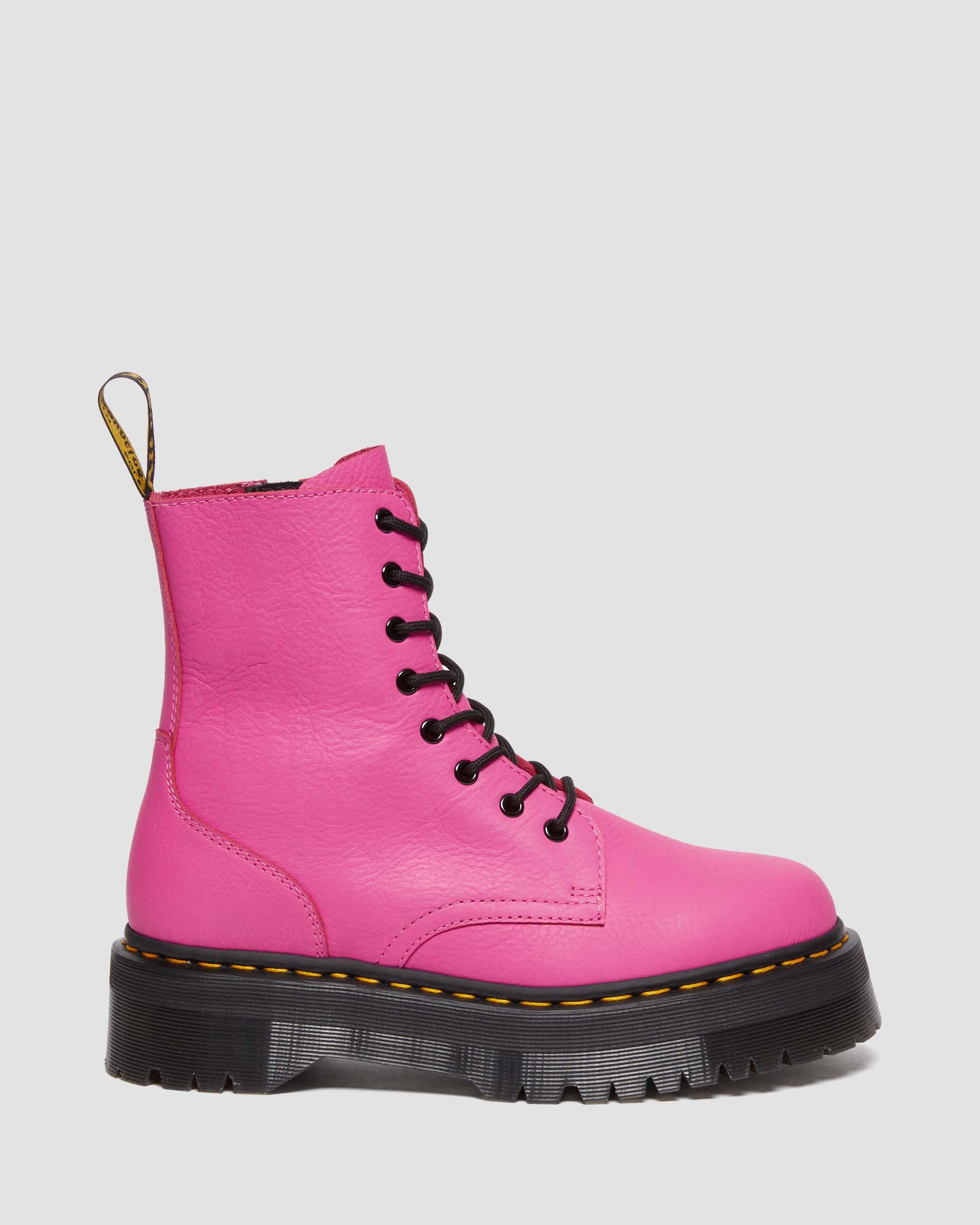 Jadon III Boot Pisa Leather Platforms in Thrift Pink | Dr. Martens