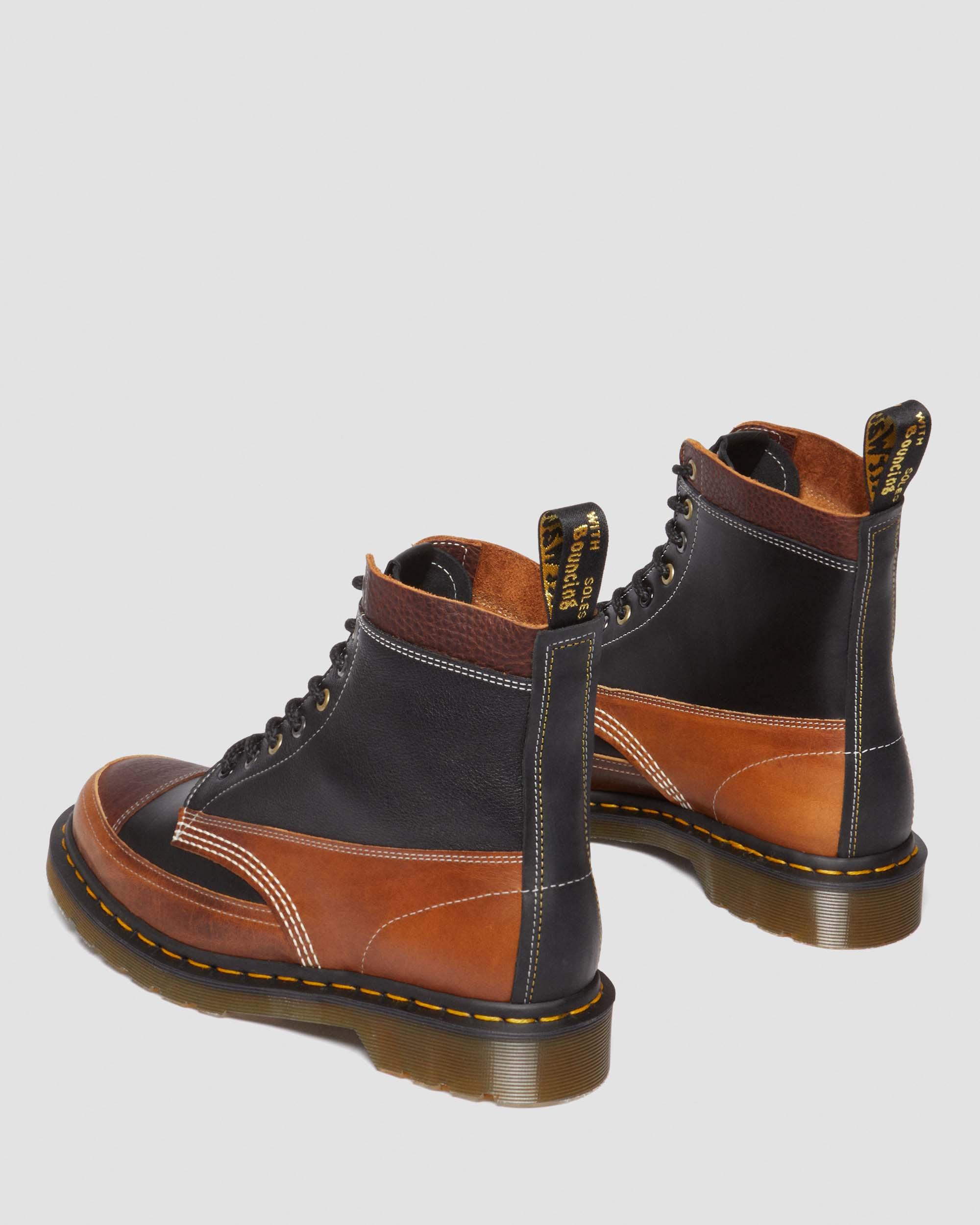 1460 Made in England Deadstock Leather Lace Up Boots in MULTI | Dr