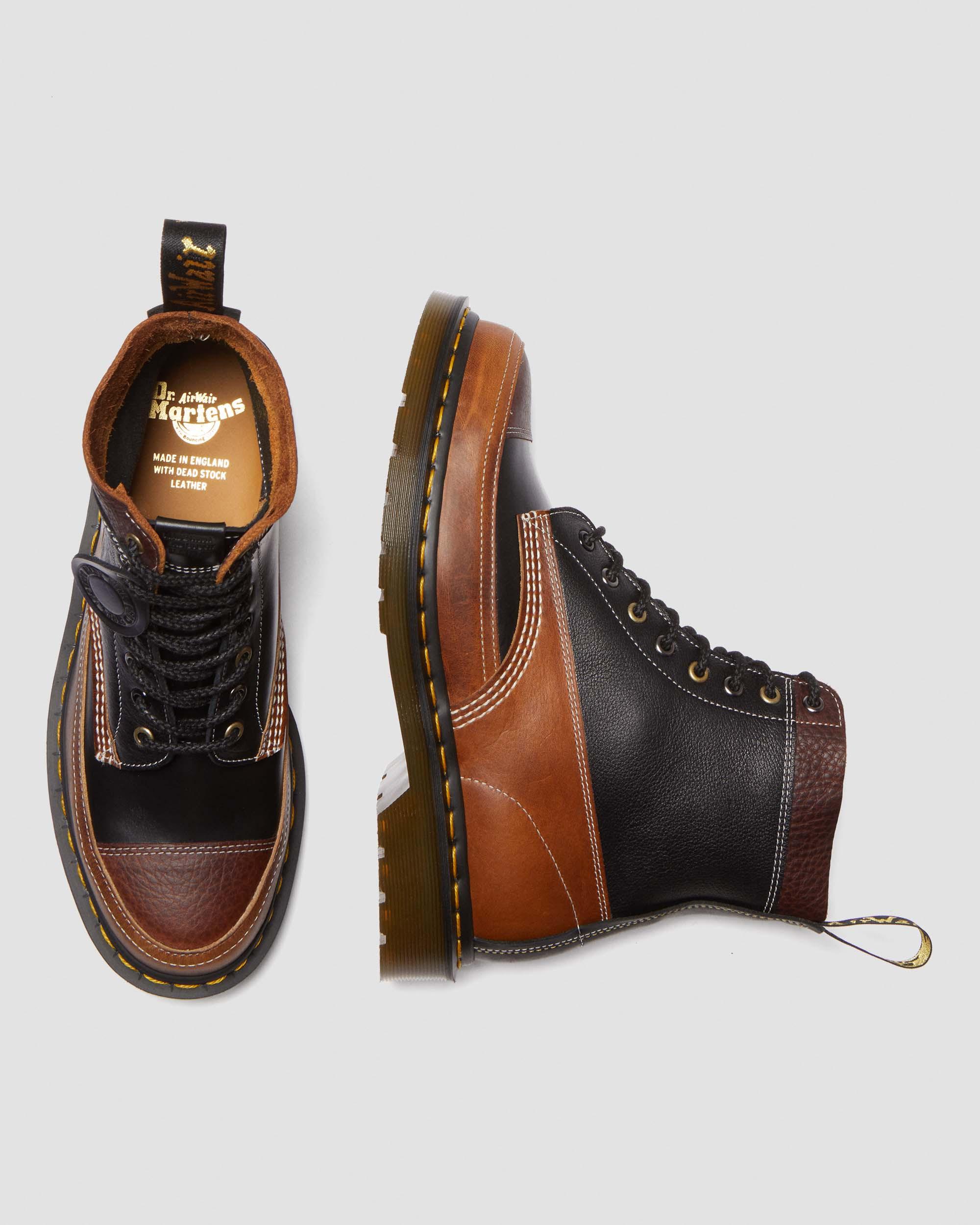 1460 Made in England Deadstock Leather Lace Up Boots in MULTI | Dr