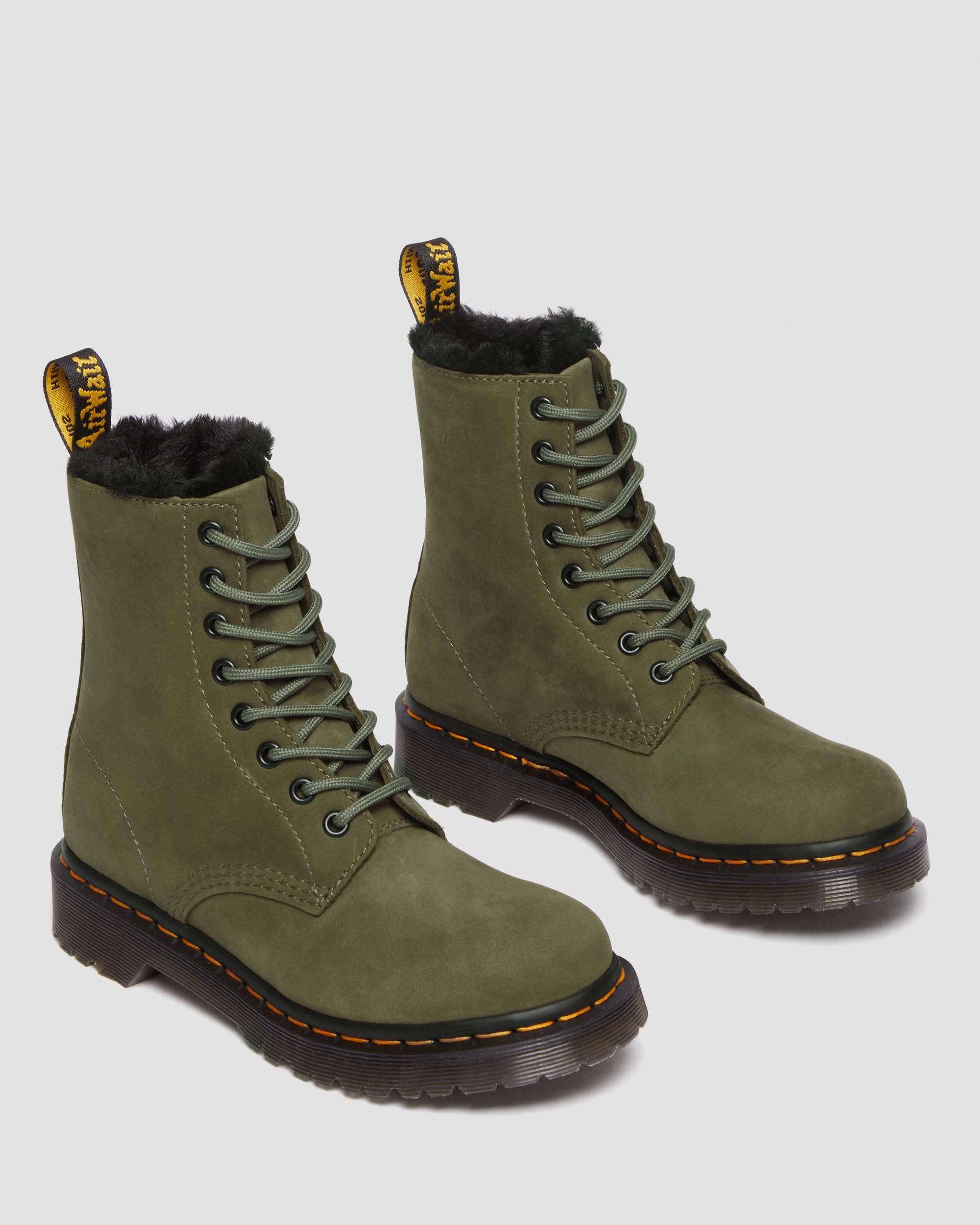 Fur lined serena dr martens best sale