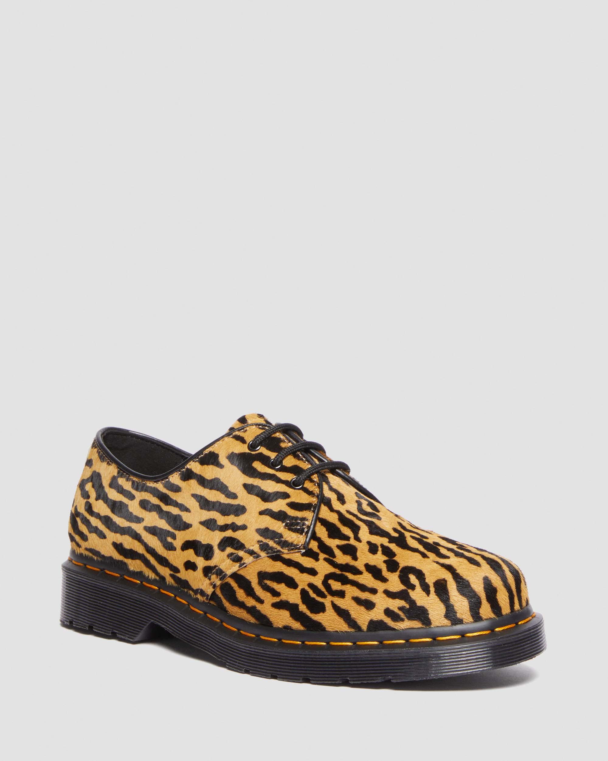 1461 Wacko Maria Hair-On Oxford Shoes in Black | Dr. Martens