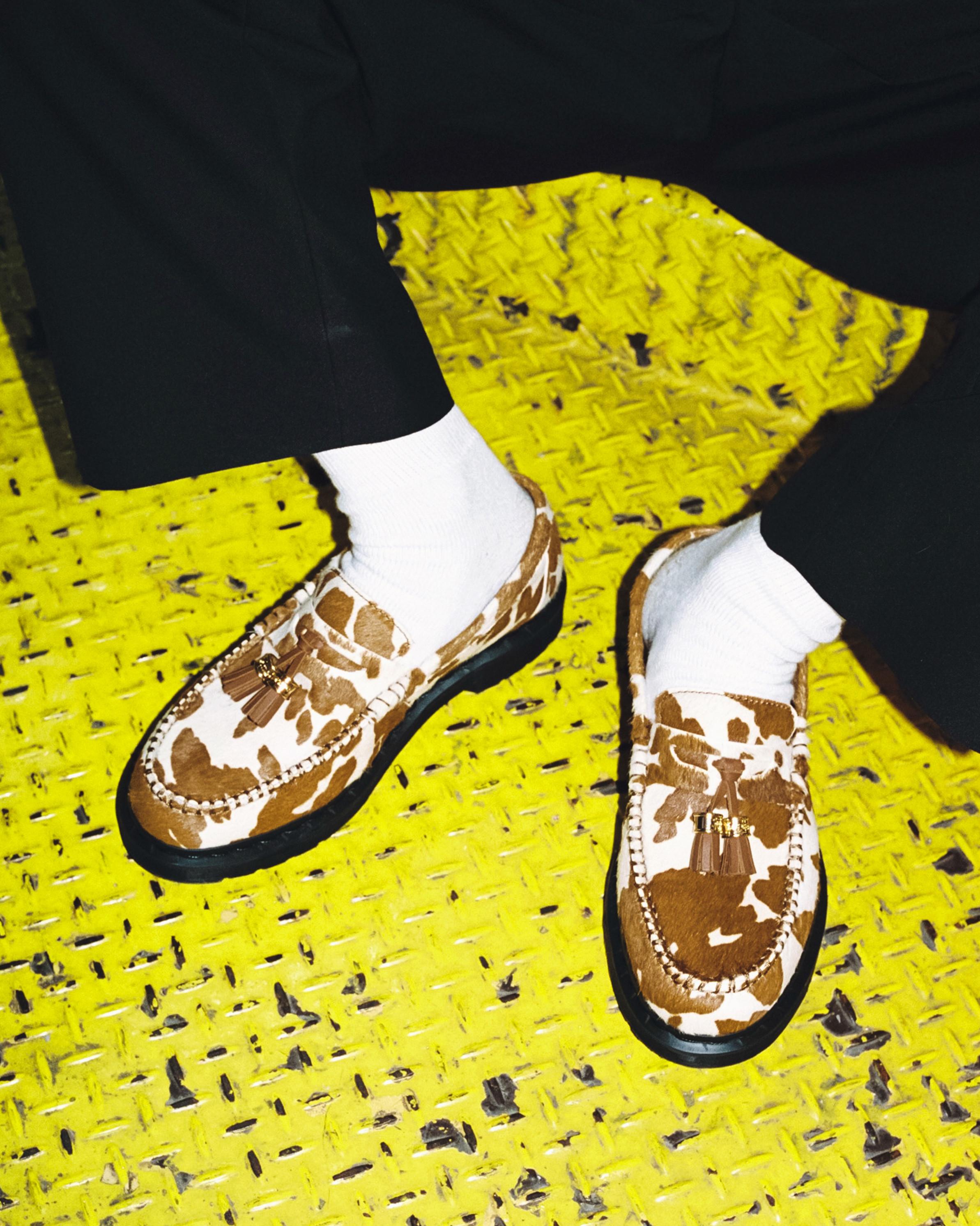 木*ド様 Supreme Dr. Martens ローファー カウ柄 Penton Supreme Hair On Leather Loafers in | Dr. Martens