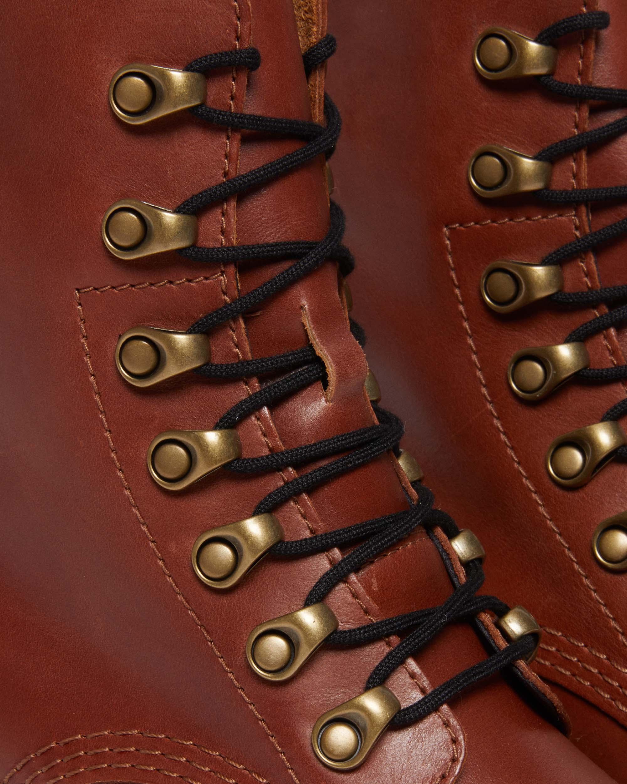 Leona Women's Farrier Leather Heeled Boots in Tan