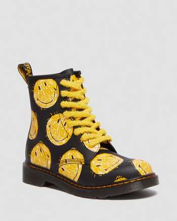 Youth 1460 Smiley Leather Lace Up Boots