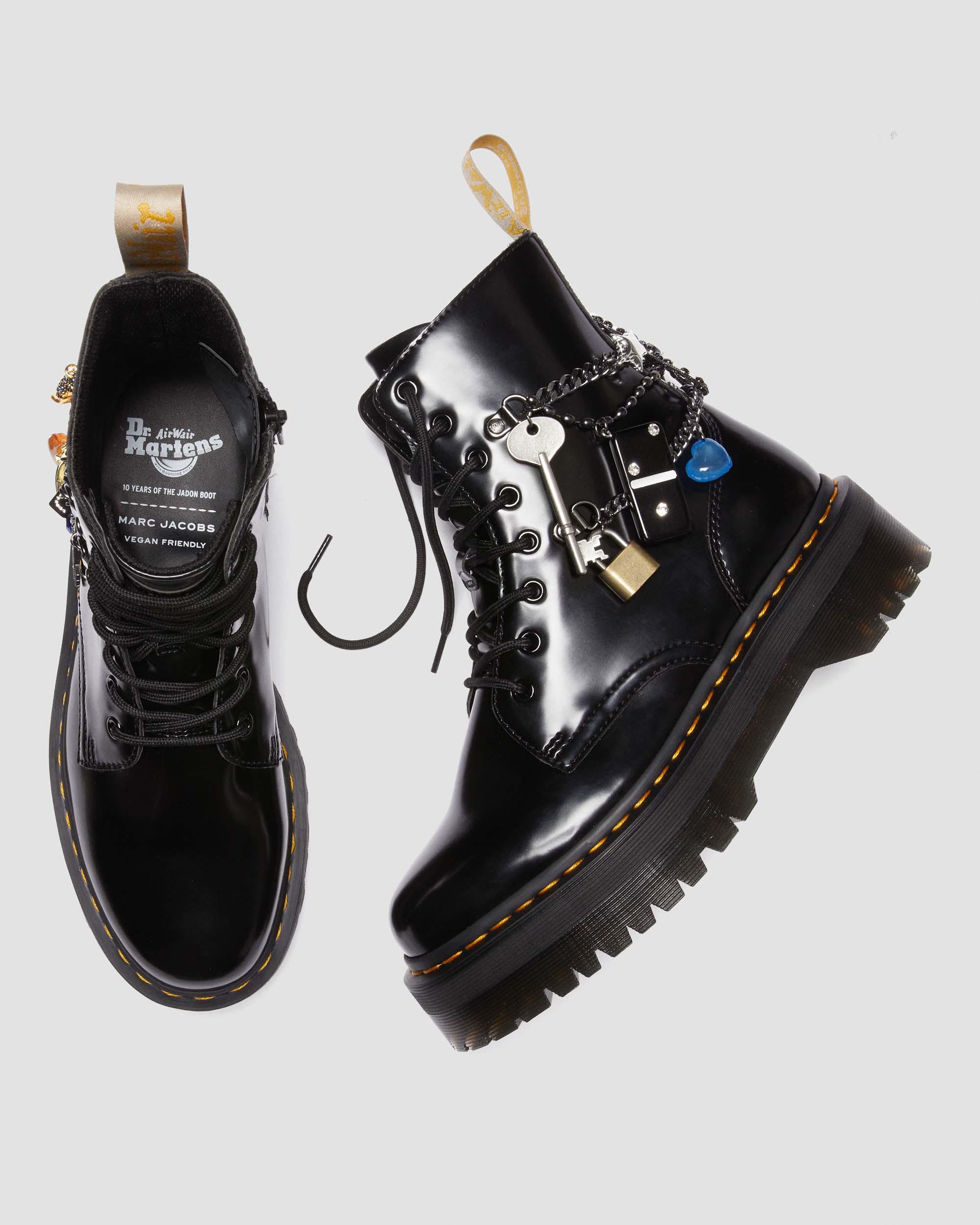 Vegan Jadon Boot Marc Jacobs Platforms in BLACK | Dr. Martens™