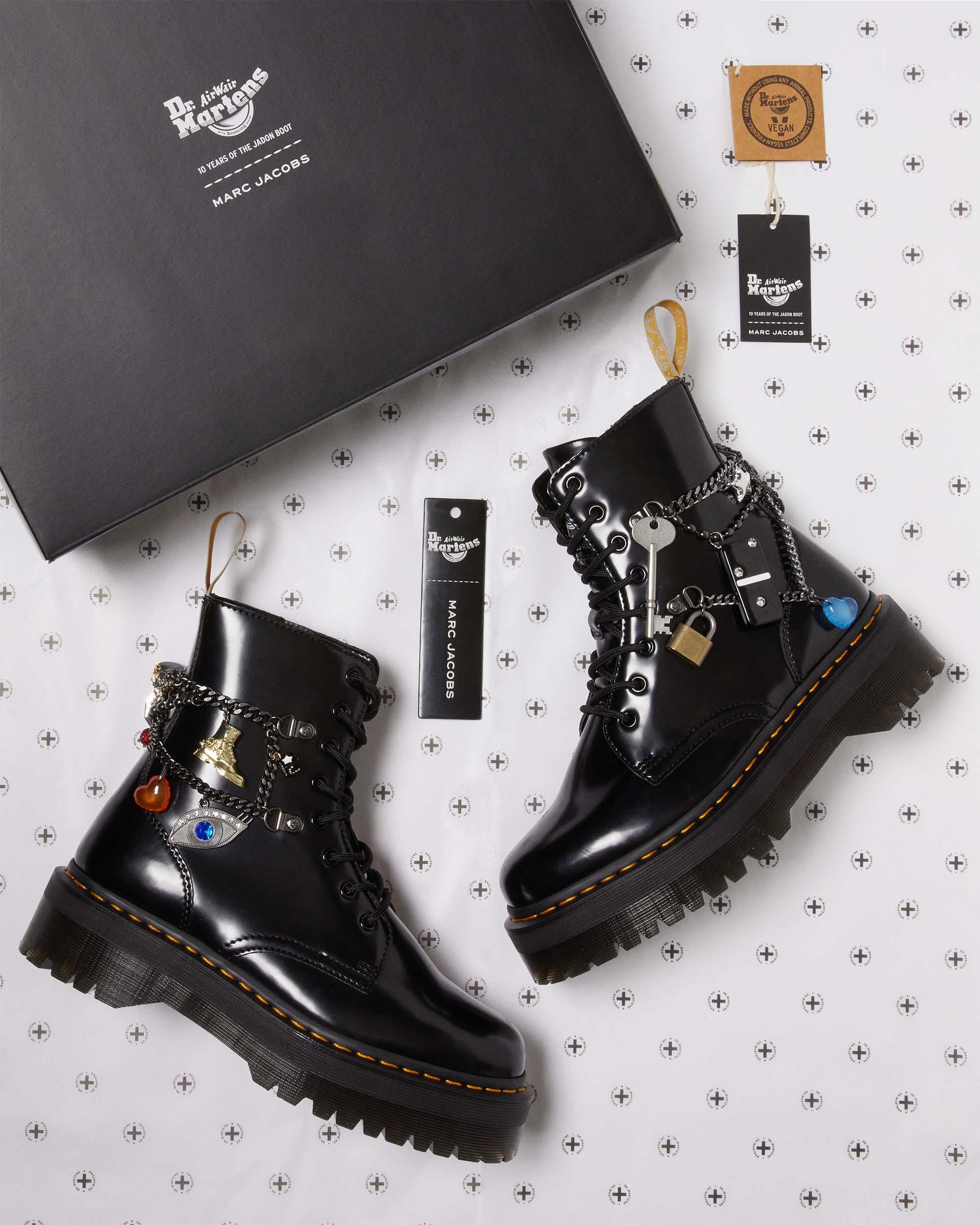 Vegan Jadon Boot Marc Jacobs Platforms in BLACK | Dr. Martens™