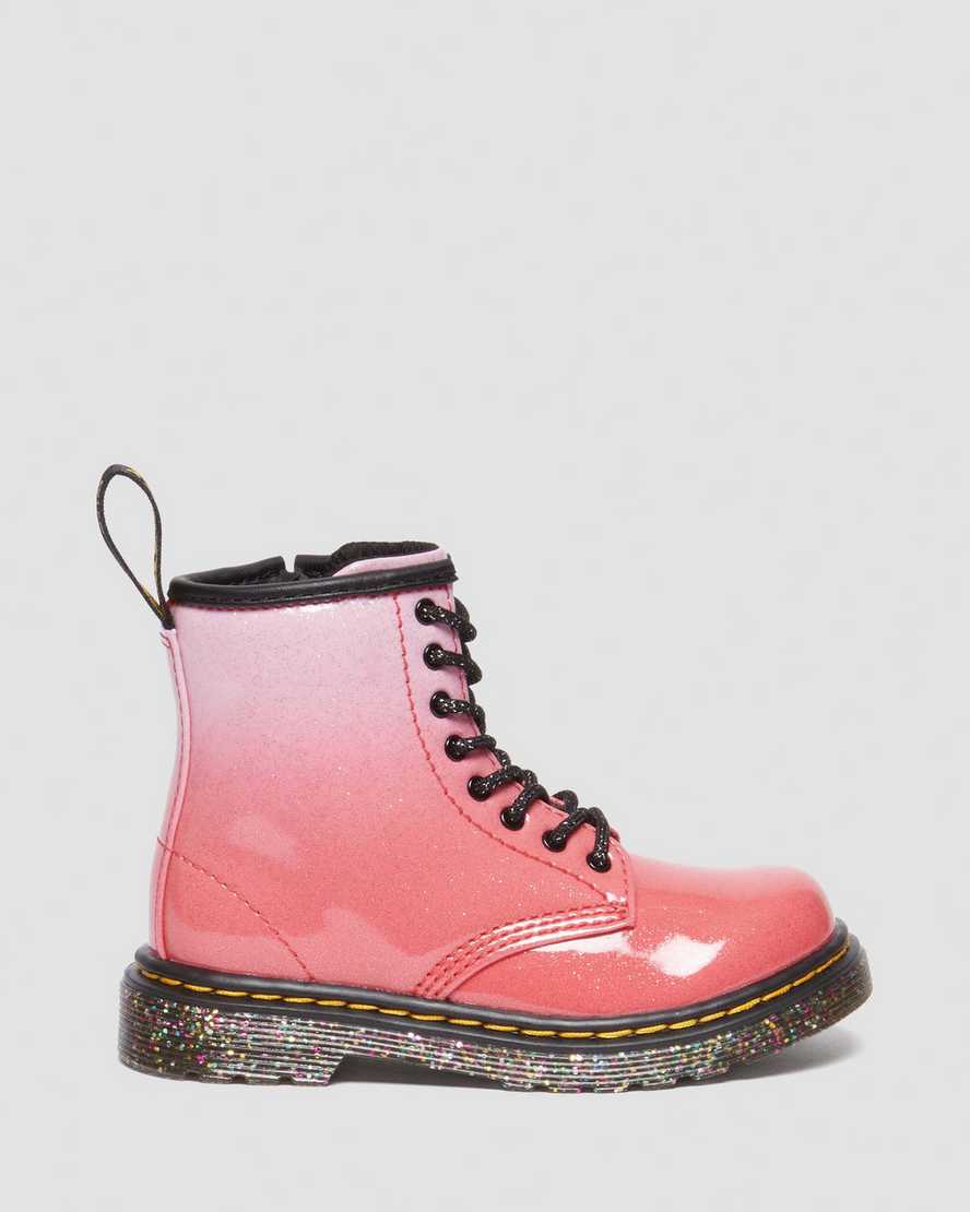 Toddler 1460 Gradient Glitter Leather Lace Up BootsToddler 1460 Gradient Glitter Leather Lace Up Boots Dr. Martens