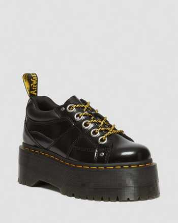 5-Eye Max Buttero Leather Platform Shoes