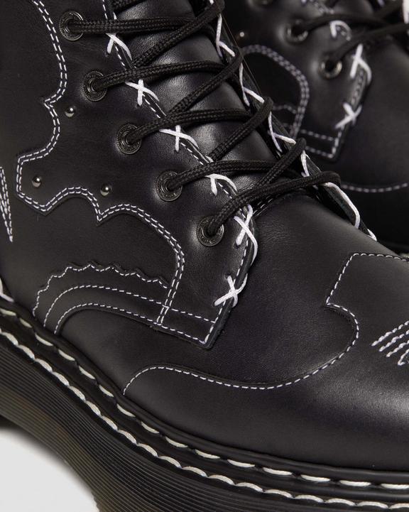 Jadon Hi Boot Gothic Americana Leather PlatformsJadon Hi Boot Gothic Americana Leather Platforms Dr. Martens