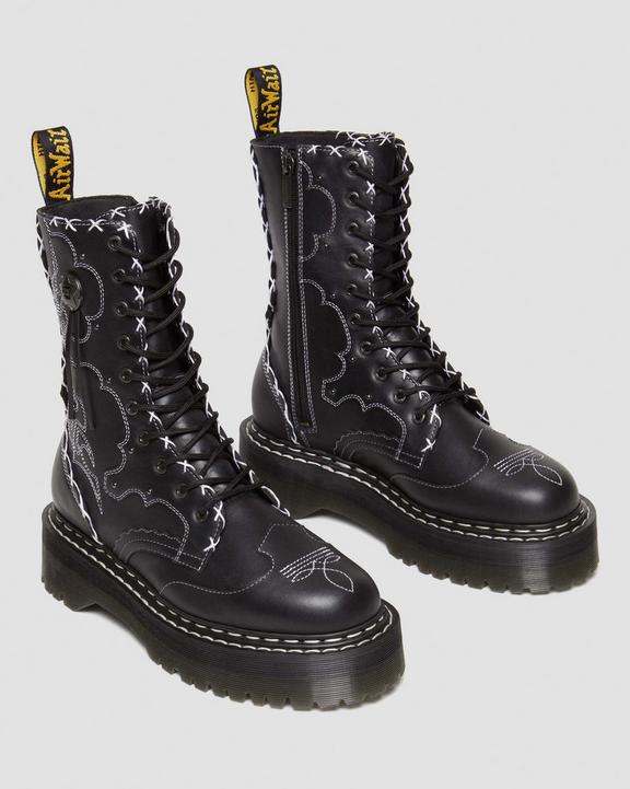 Botas con plataforma Jadon Hi Contrast Stitch de pielBotas con plataforma Jadon Hi Contrast Stitch de piel Dr. Martens