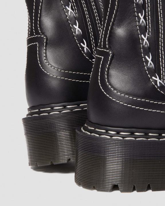 2976 Gothic Americana Leather Platform Chelsea Boots in 2976 Gothic Americana Leather Platform Chelsea Boots in