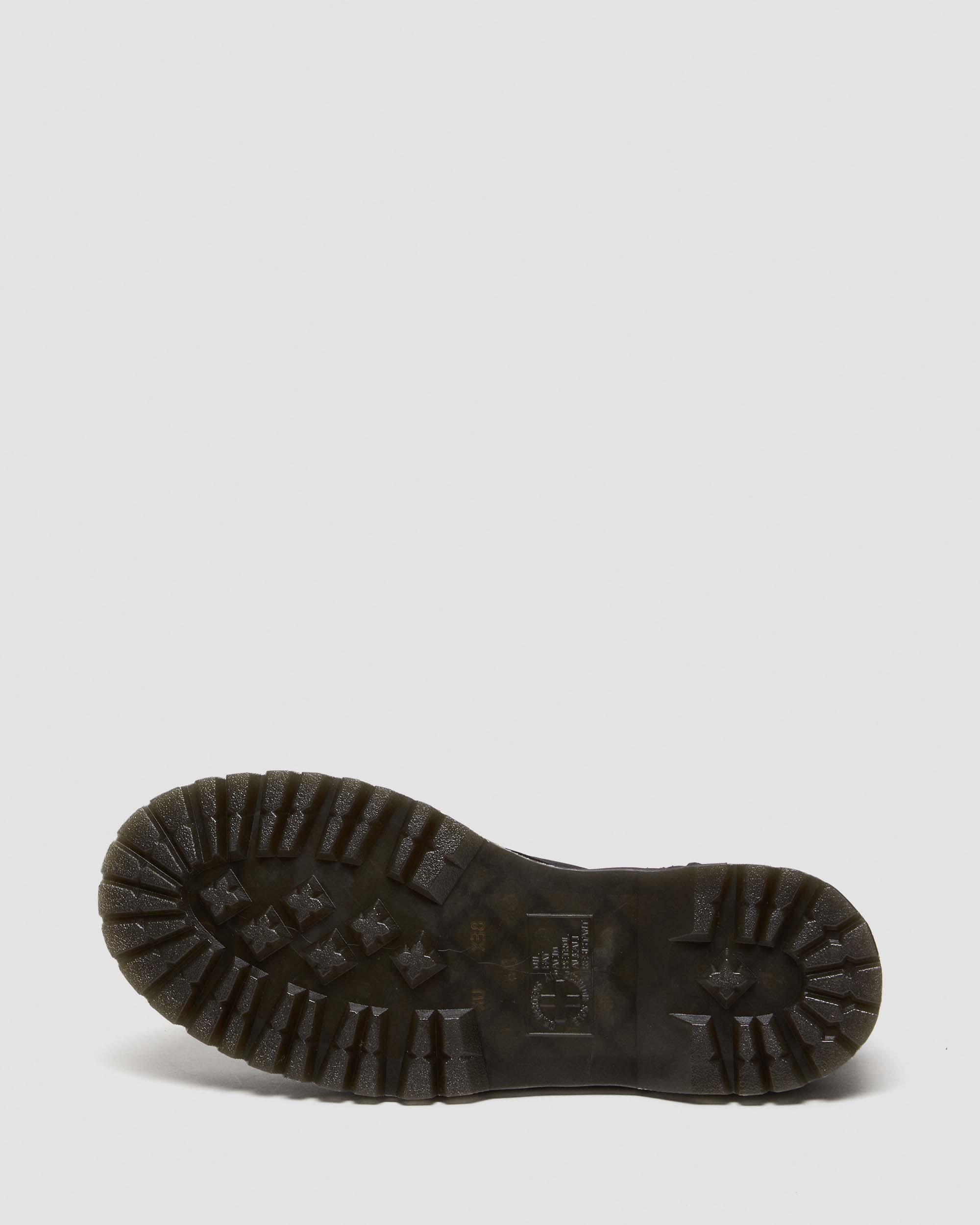 Jadon III Boot Tumbled Nubuck Platforms in CHARCOAL GREY | Dr
