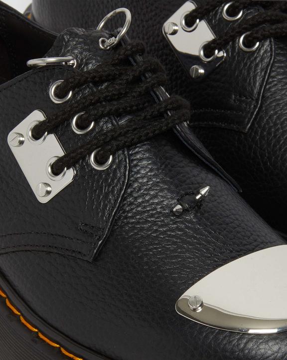 1461 Hardware Milled Nappa Leather Platform Shoes1461 Piercing Milled Nappa Leather Platform Shoes Dr. Martens