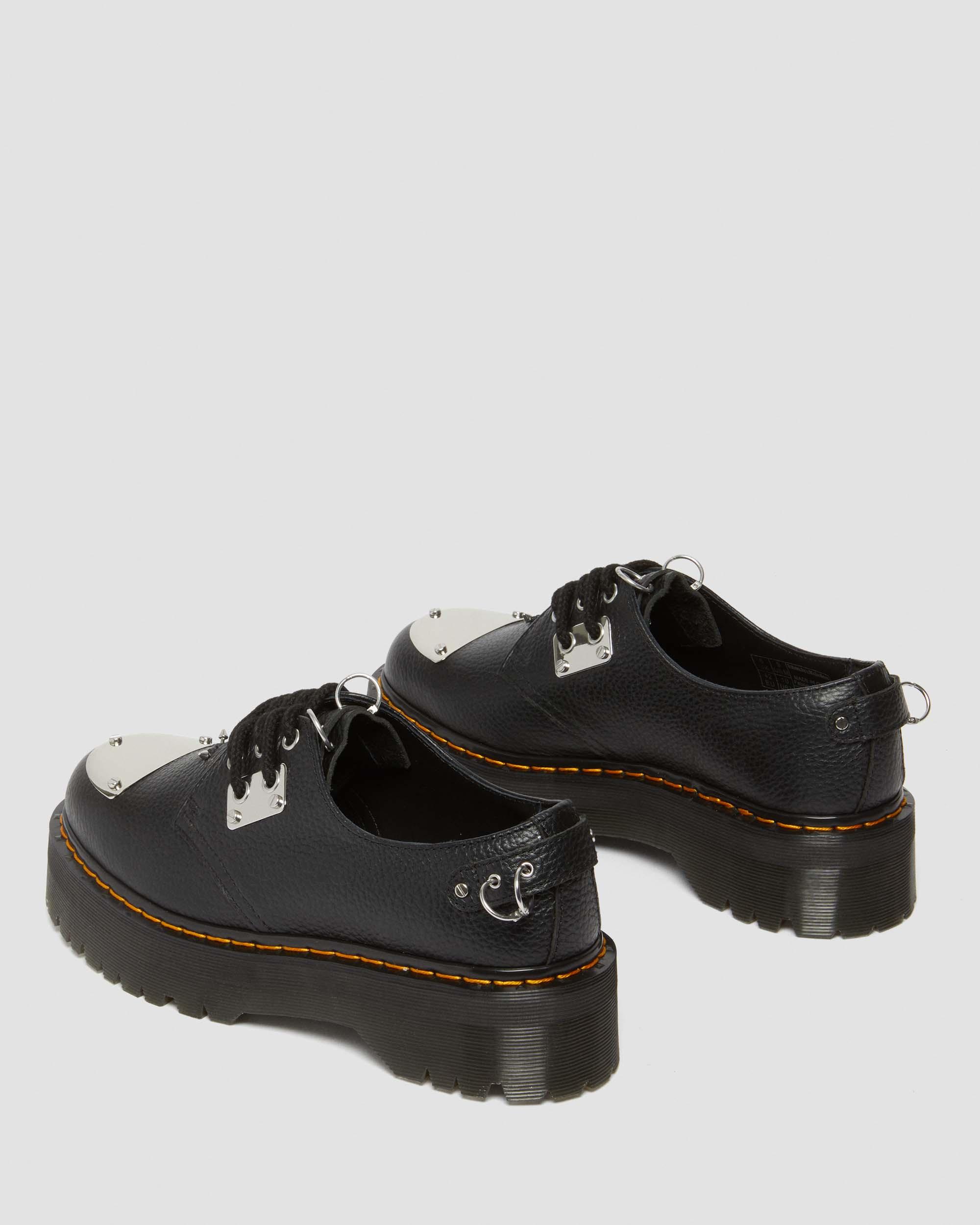 1461 Piercing Milled Nappa Leather Platform Shoes