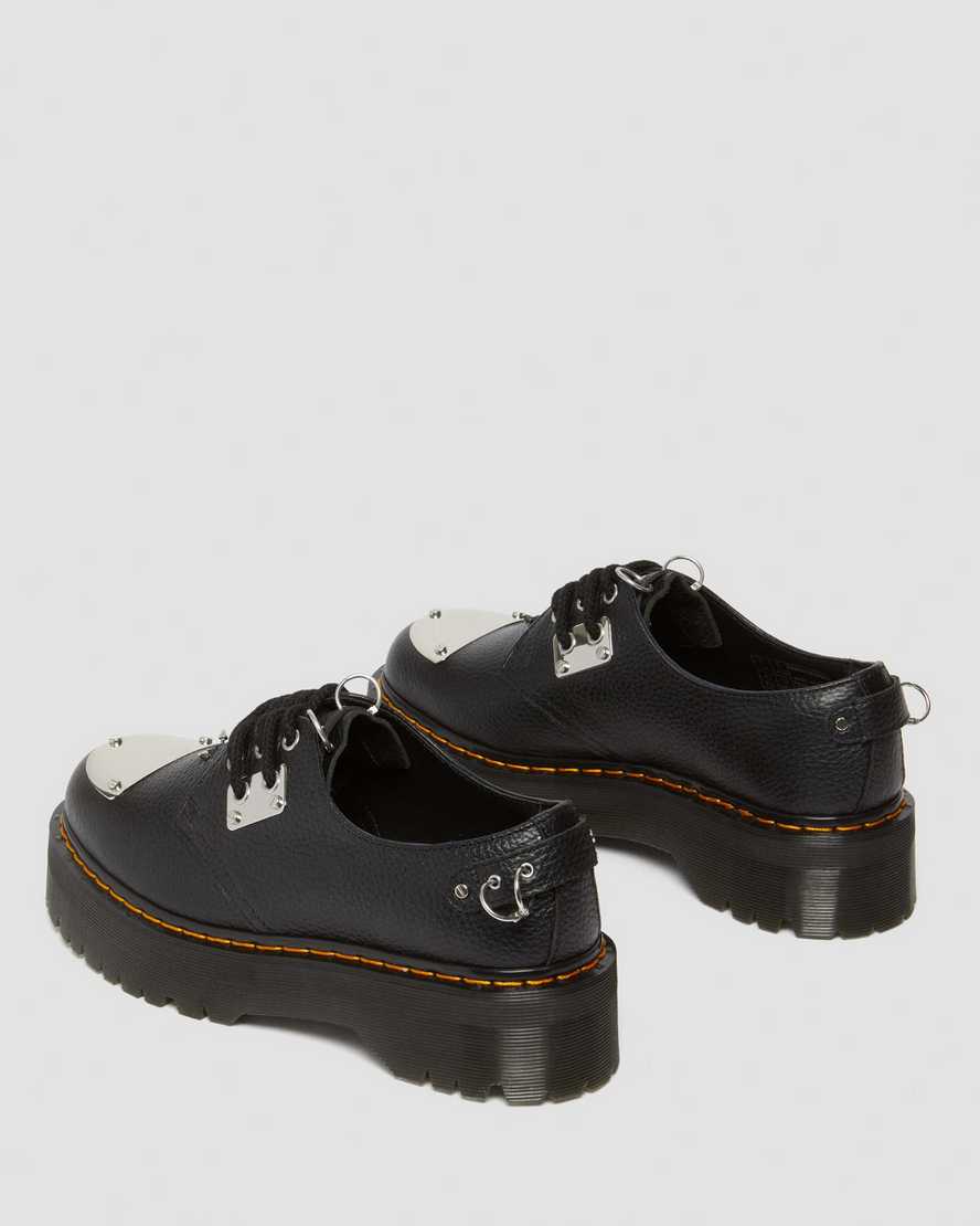 1461 Piercing Milled Nappa Leather Platform Shoes1461 Piercing Milled Nappa Leather Platform Shoes Dr. Martens