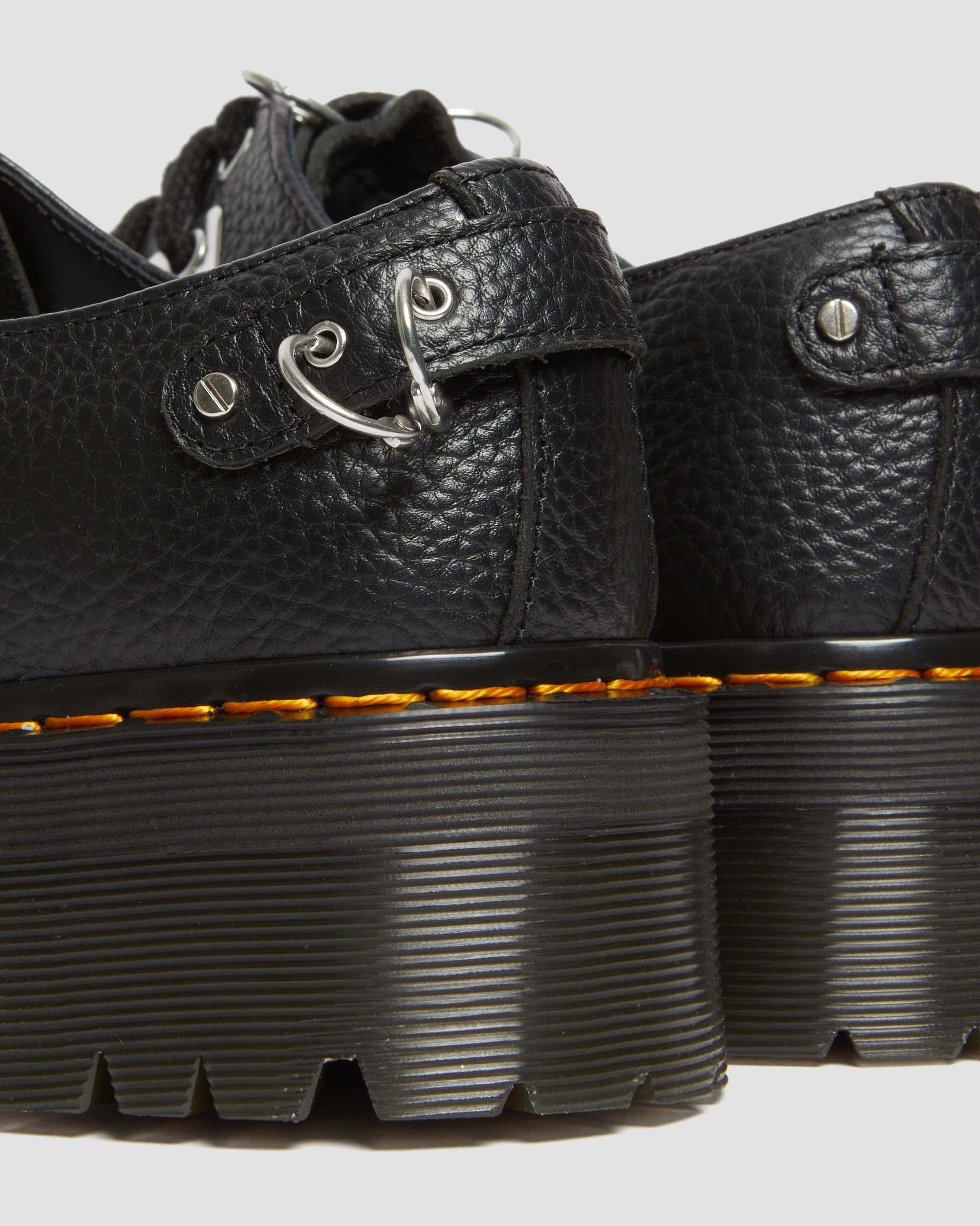 1461 Piercing Milled Nappa Leather Platform Shoes