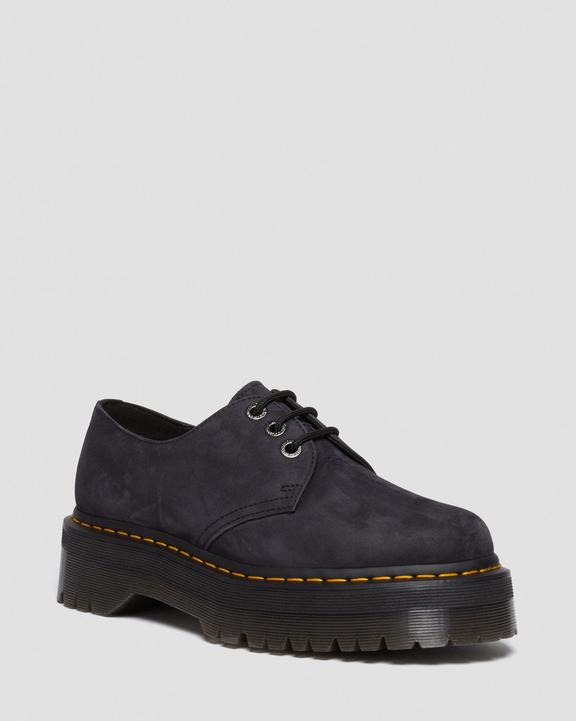 1461 II Tumbled Nubuck Leather Platform Casual Shoes in 1461 II Tumbled Nubuck Leather Platform Casual Shoes in