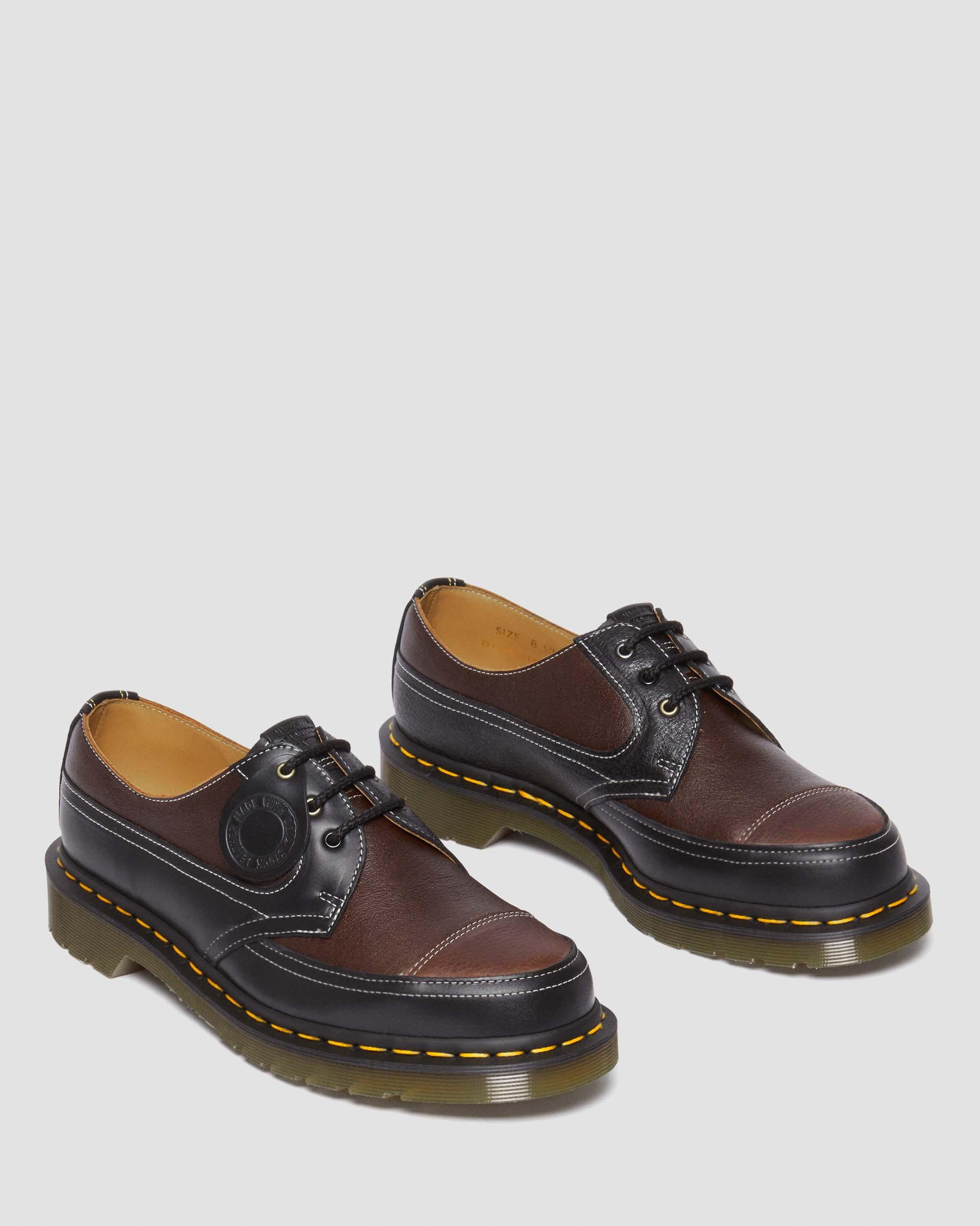 1461 Made in England Deadstock Leather Oxford Shoes in MULTI | Dr