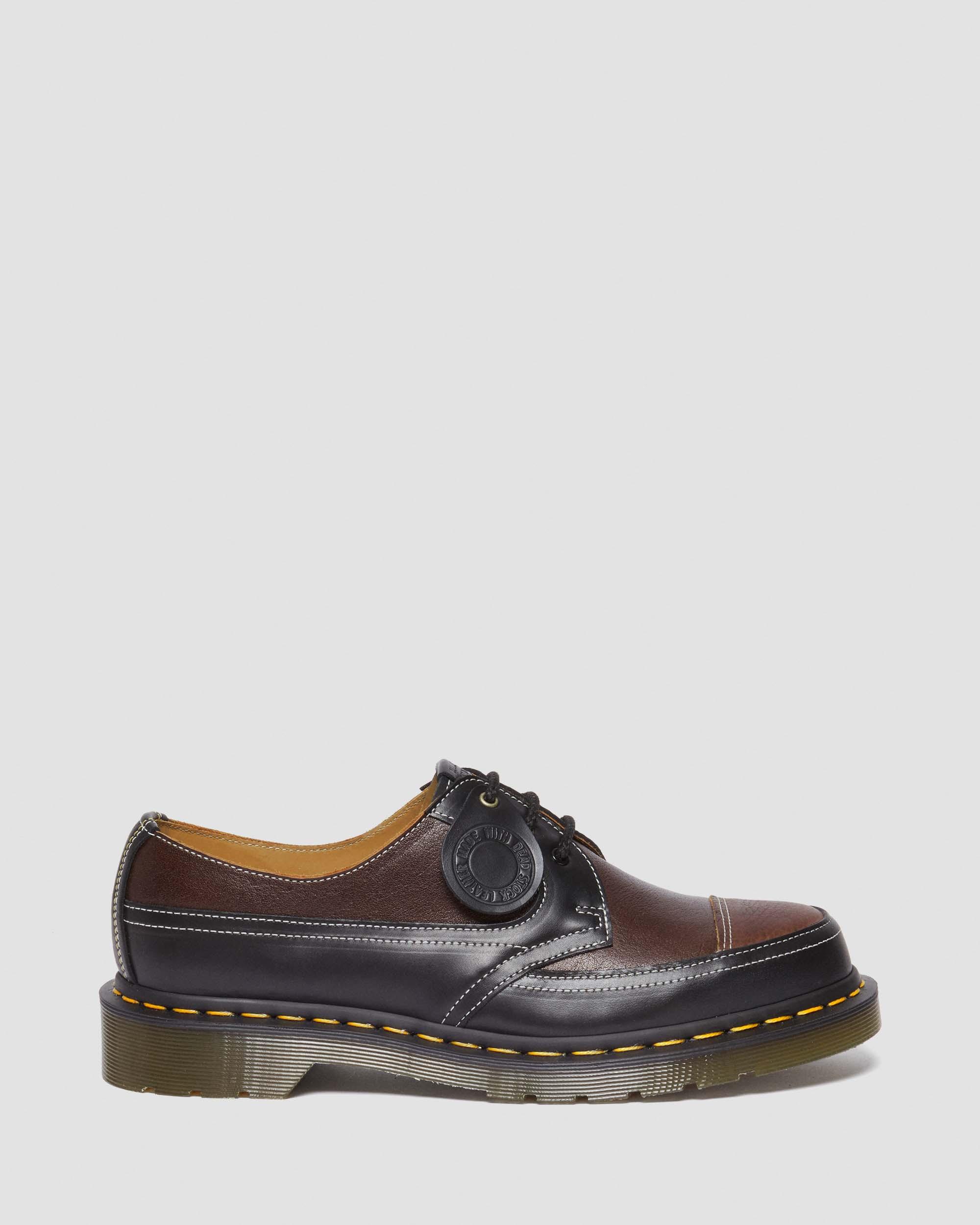 1461 Made in England Deadstock Leather Oxford Shoes in MULTI | Dr