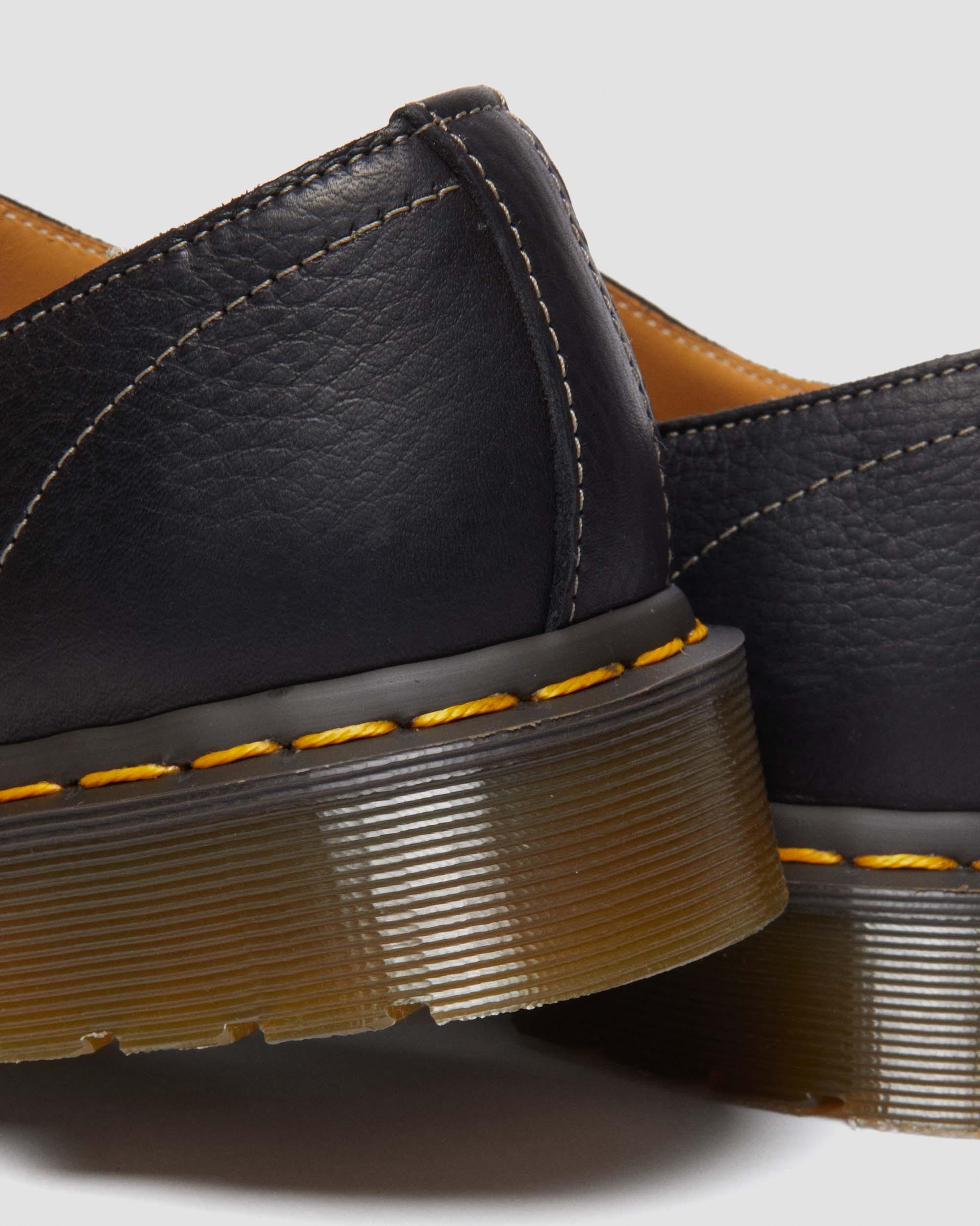 1461 Monk Buckle Leather Shoes in Black | Dr. Martens