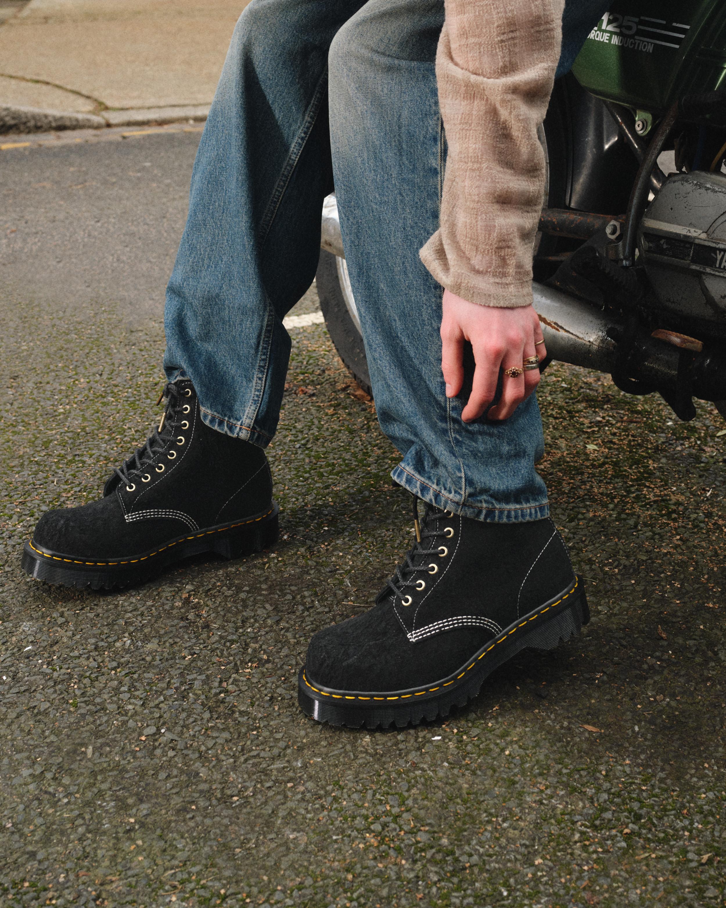1460 Vintage Made in England Lace Up Boots in Black | Dr. Martens