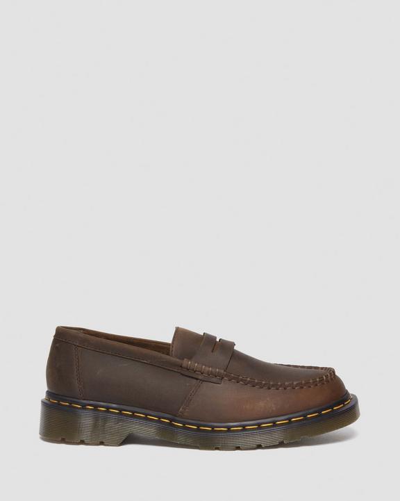 Penton Crazy Horse Leather Loafers in Dark Brown | Dr. Martens Penton Crazy Horse Leather Loafers in Dark Brown | Dr. Martens